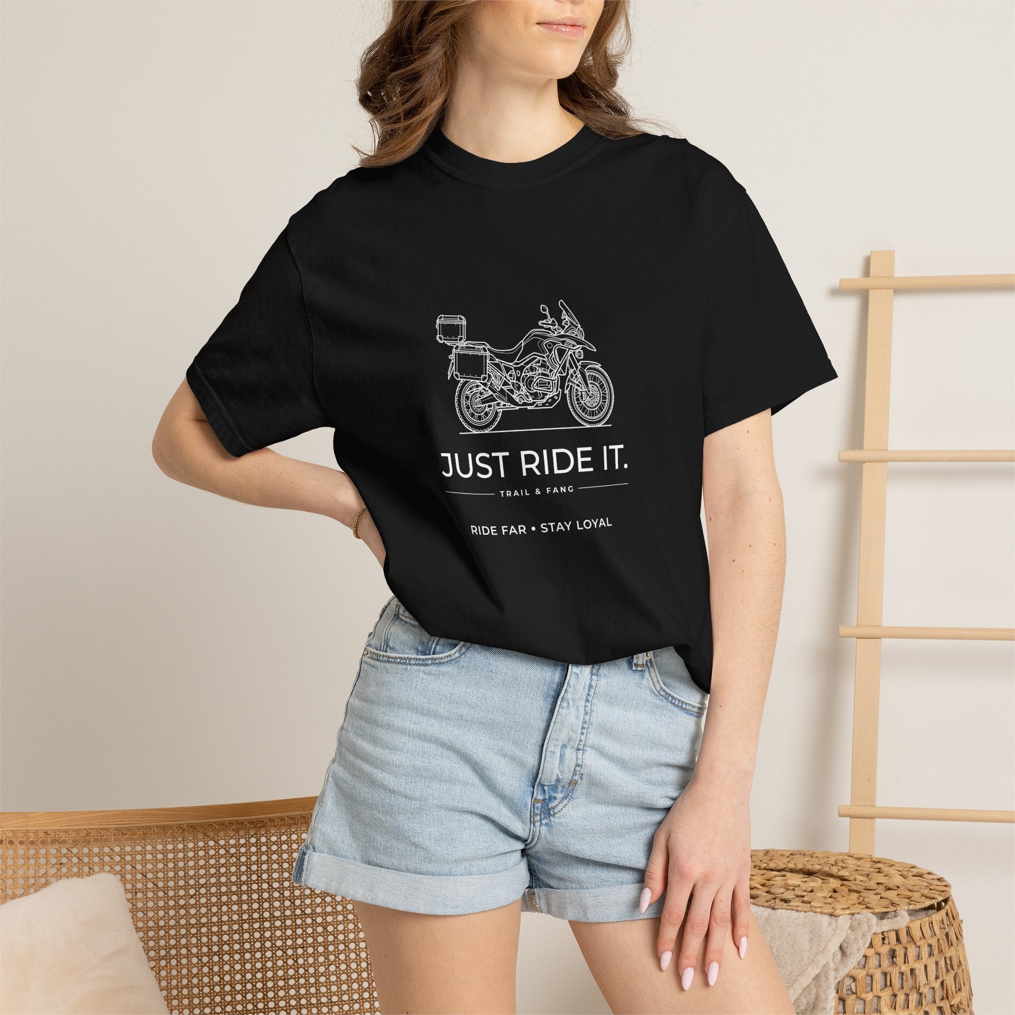 T-shirt moto d'aventure Just Ride It