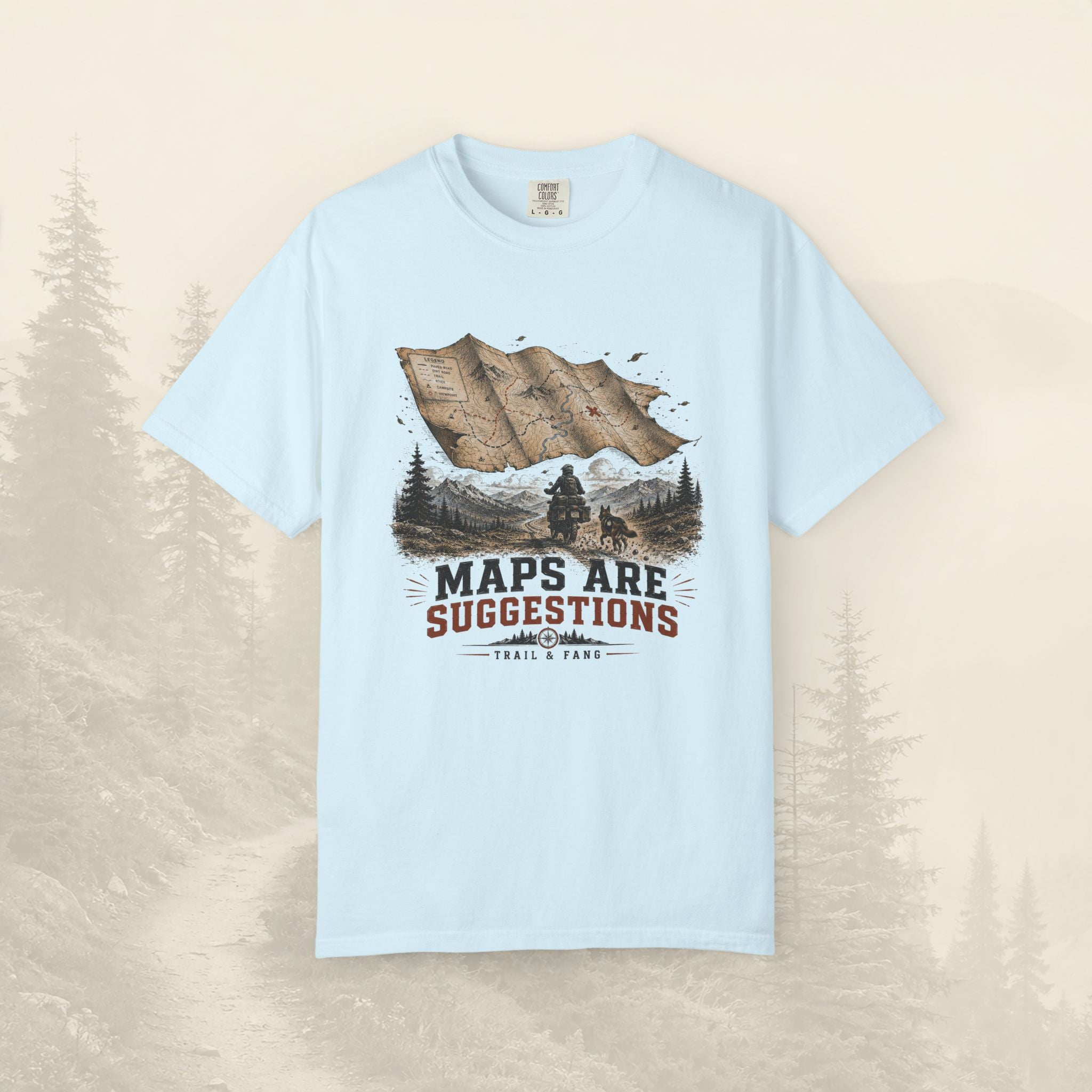 T-shirt « Les cartes sont des suggestions »