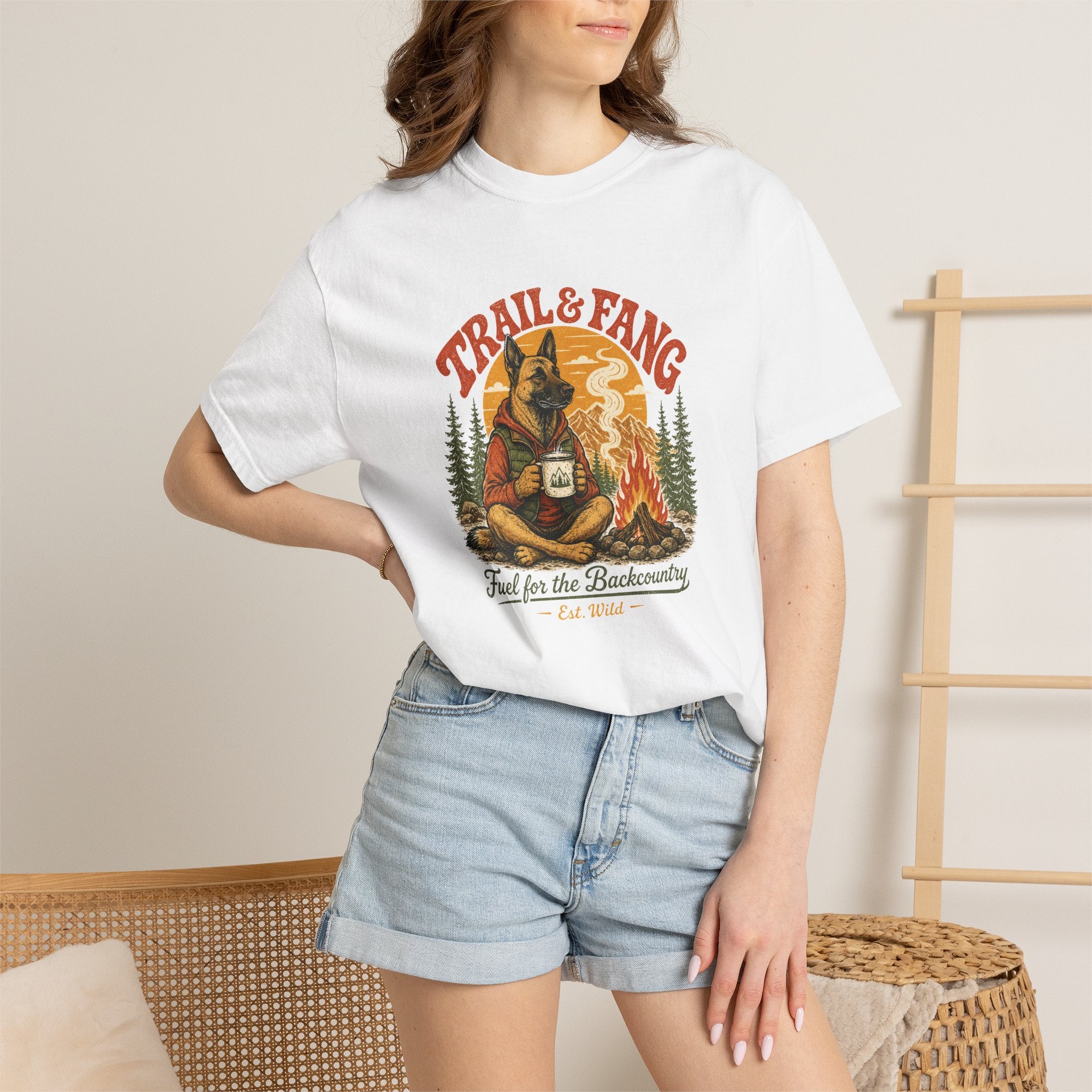 T-shirt « Combustible pour feu de camp »