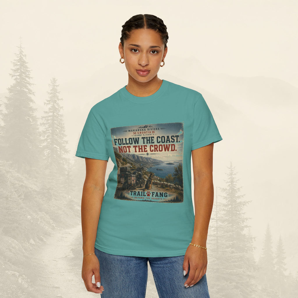 T-shirt "Suivez la côte, pas la foule"