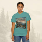T-shirt "Suivez la côte, pas la foule"