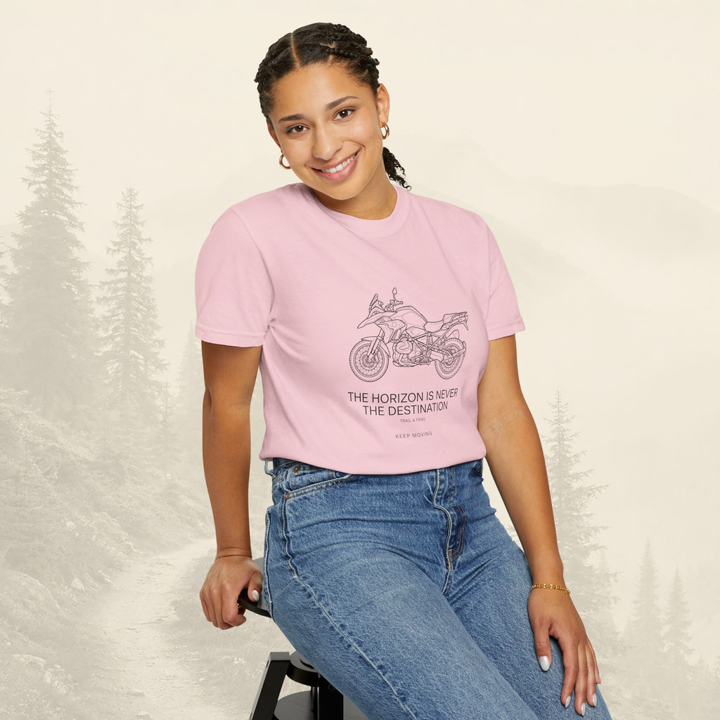 T-shirt moto Trail & Fang Horizon Destination Adventure