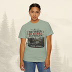 T-shirt Pas d'arbres, pas de signal, pas de problème