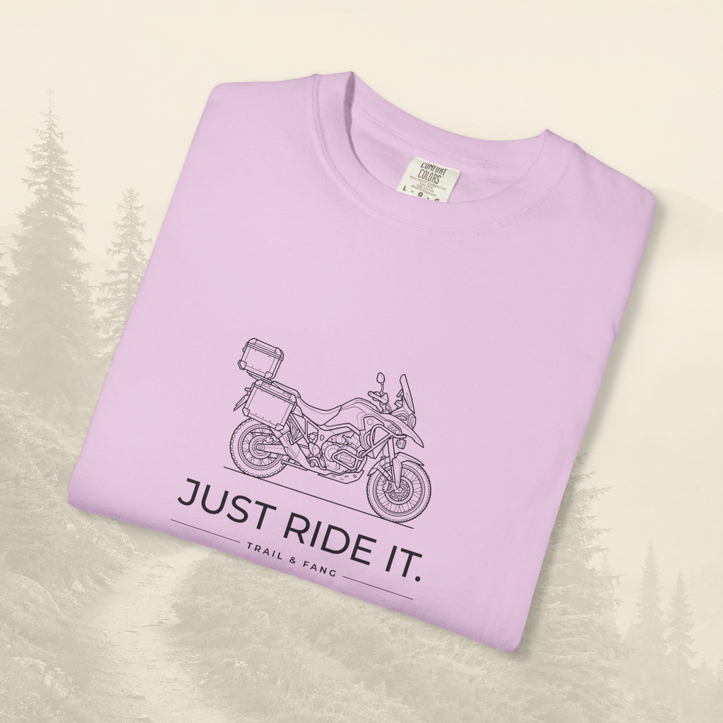 T-shirt moto d'aventure Just Ride It