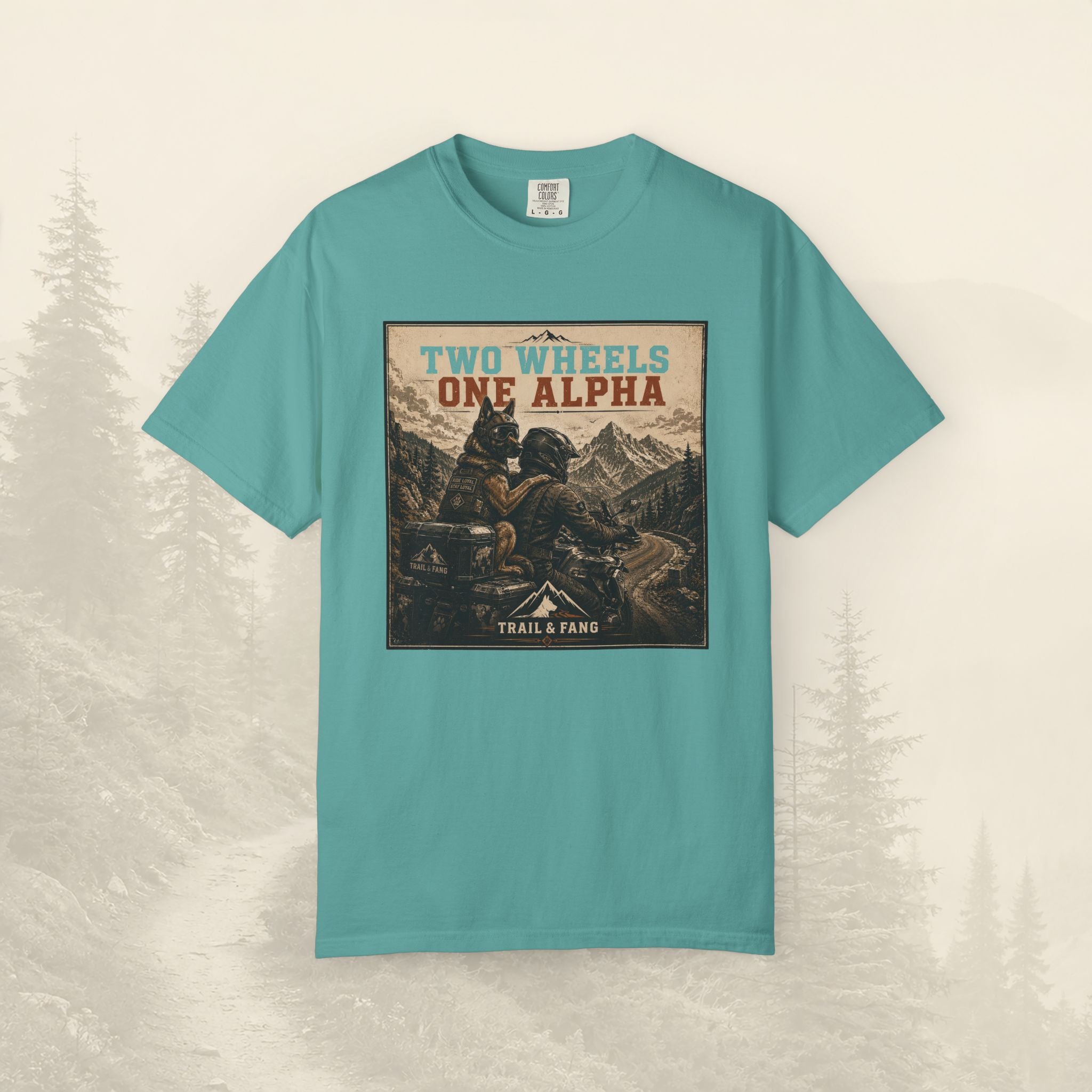 T-shirt Two Wheels One Alpha