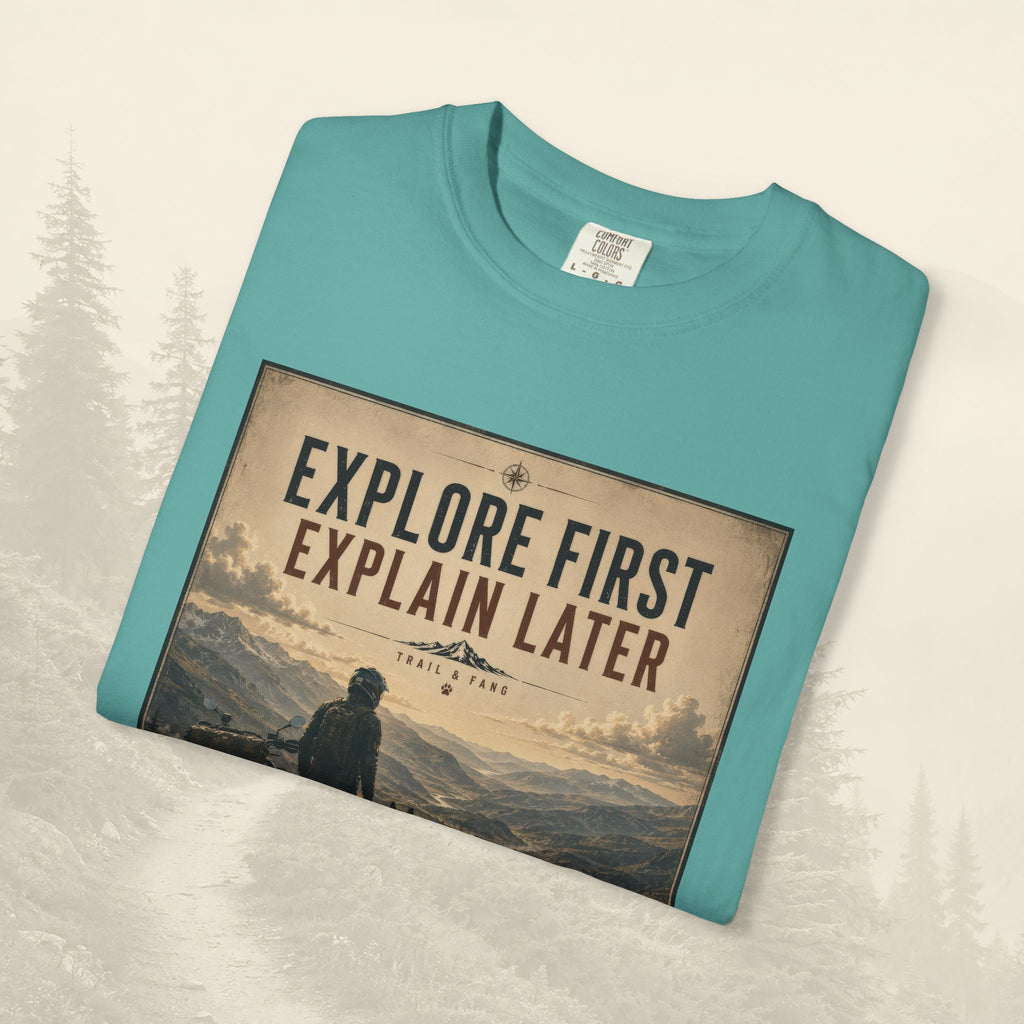 T-shirt « Explorez d'abord, expliquez ensuite »
