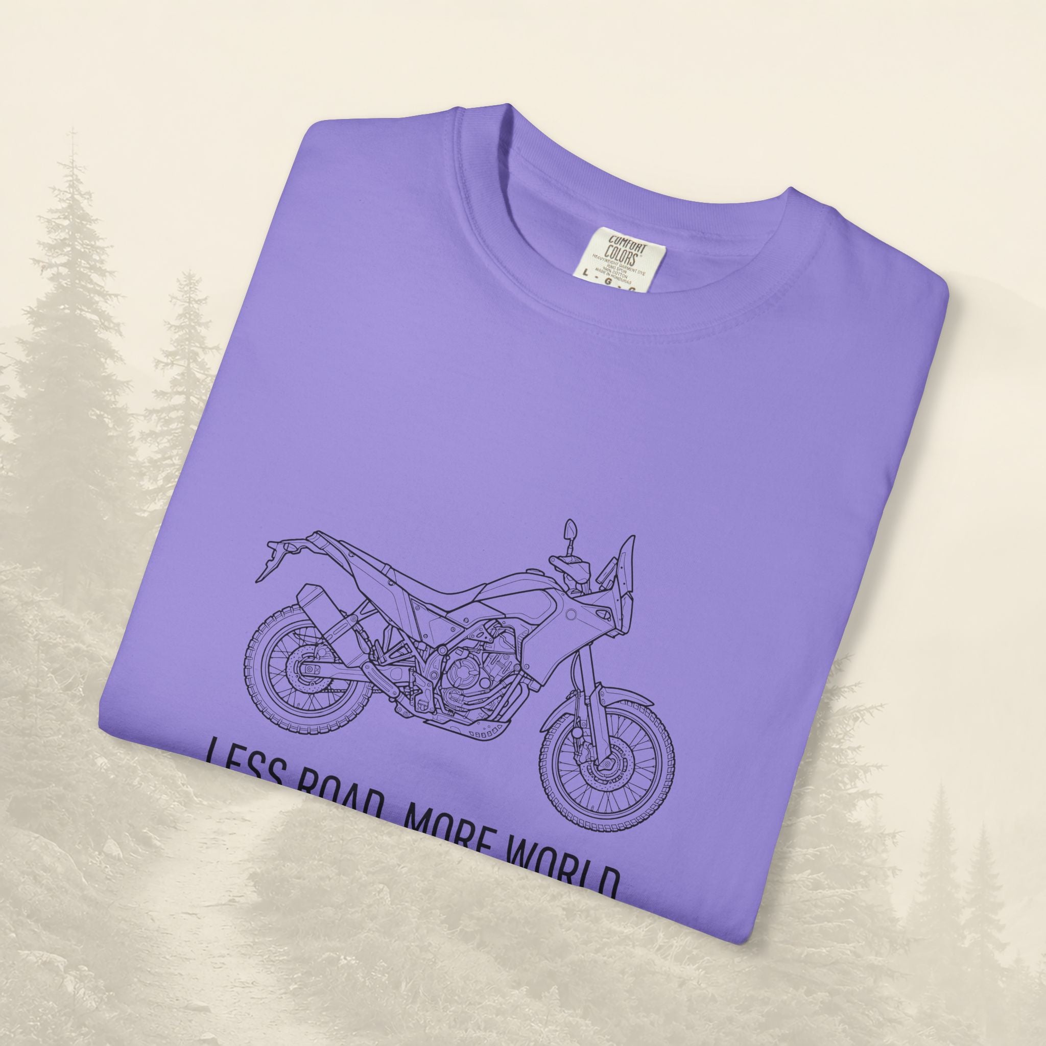 Moins de Route Plus de Monde Moto Aventure T-shirt