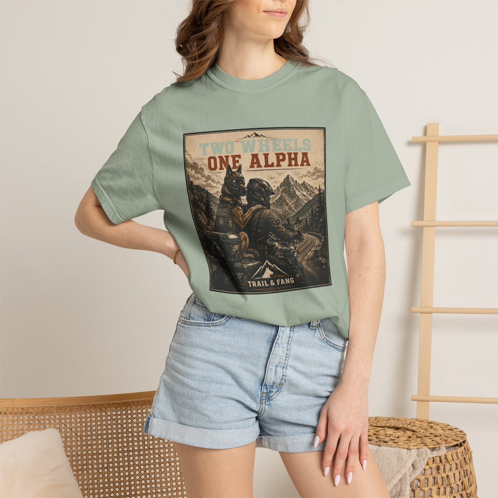 T-shirt Two Wheels One Alpha