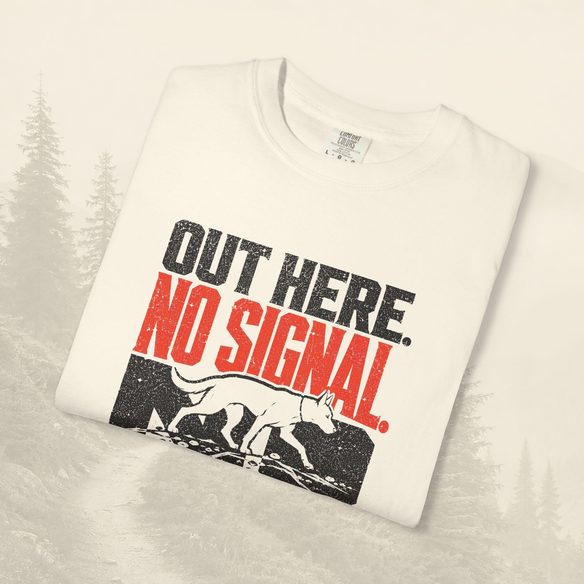 T-shirt Pas de signal ici