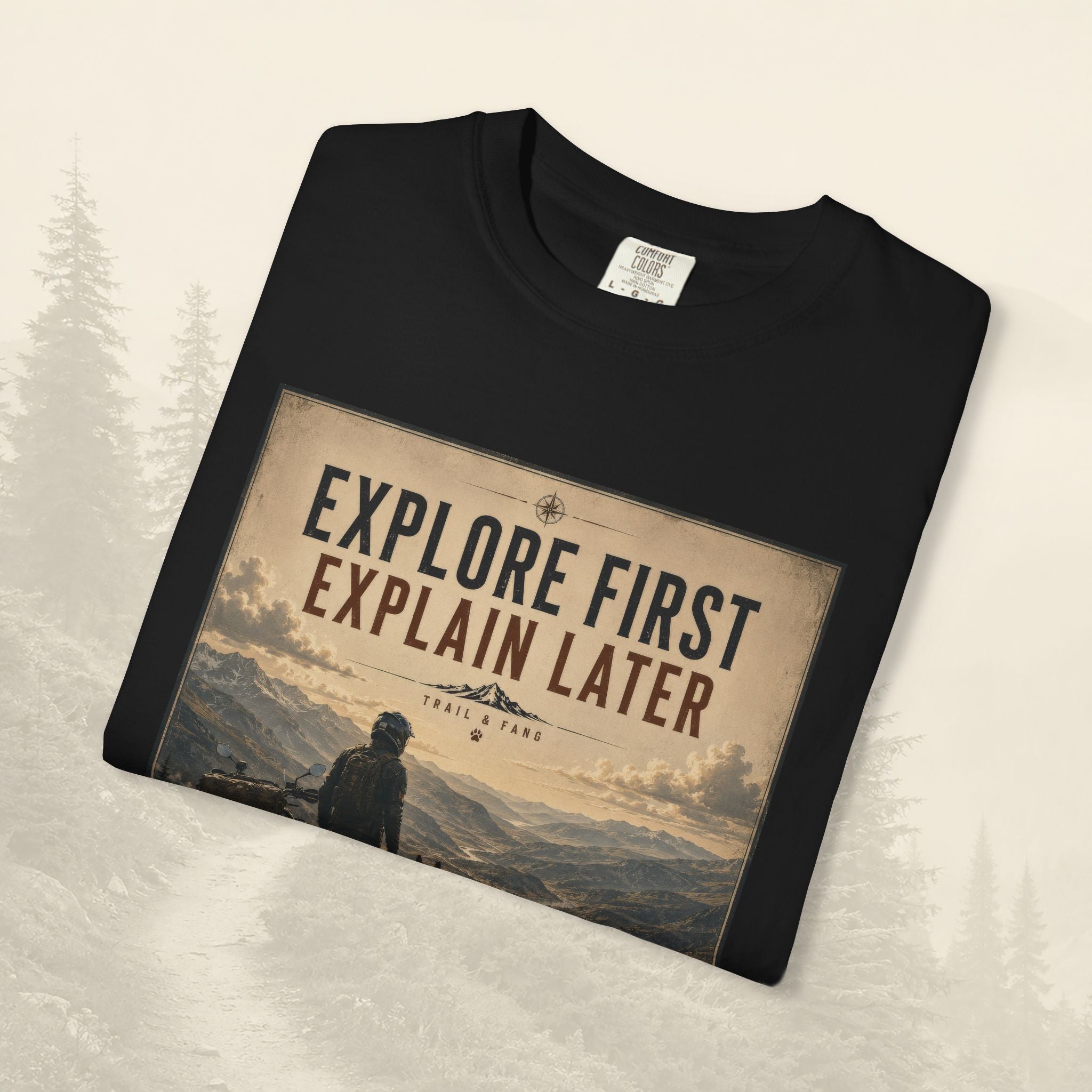 T-shirt « Explorez d'abord, expliquez ensuite »