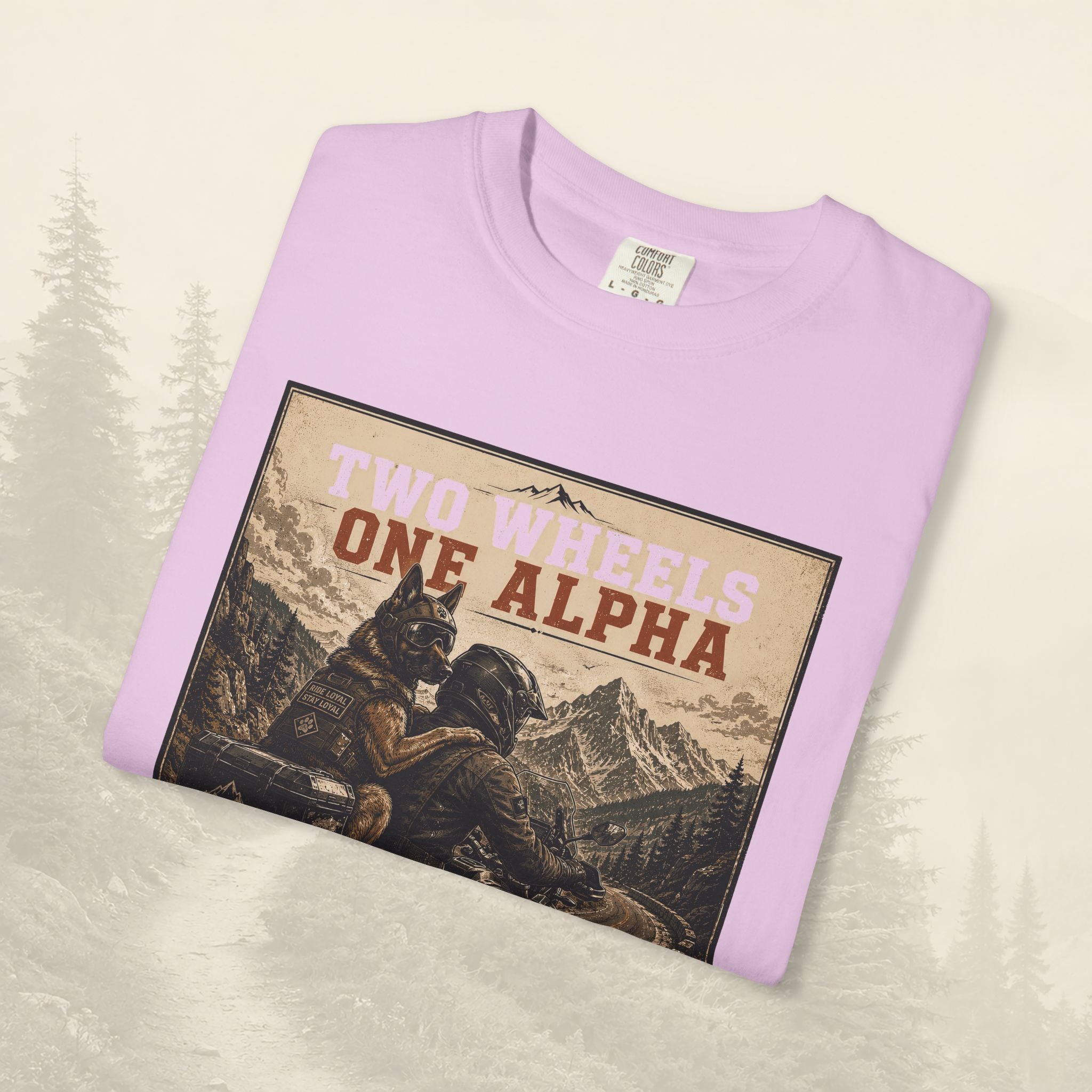 T-shirt Two Wheels One Alpha