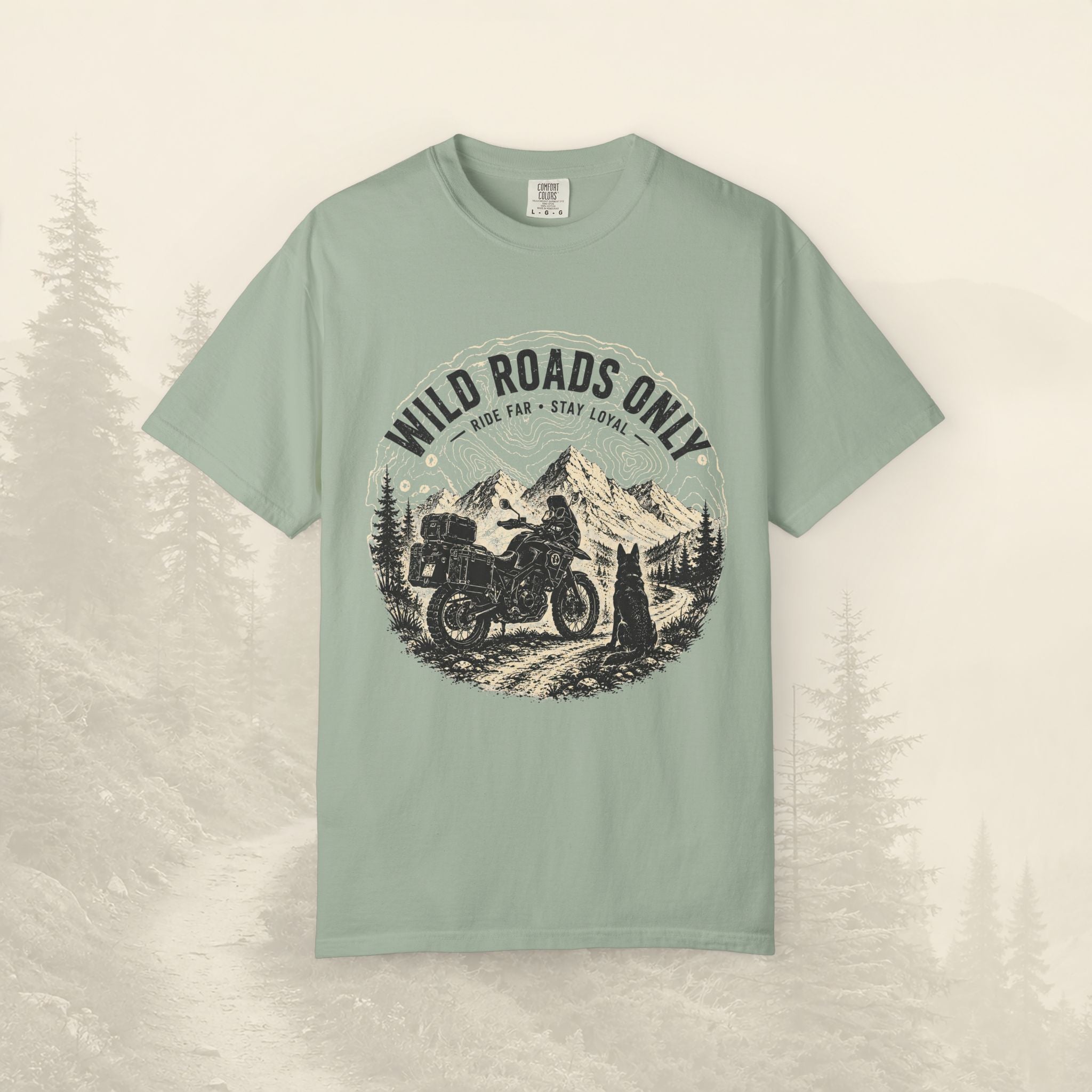 T-shirt Graphique "Wild Roads Only"