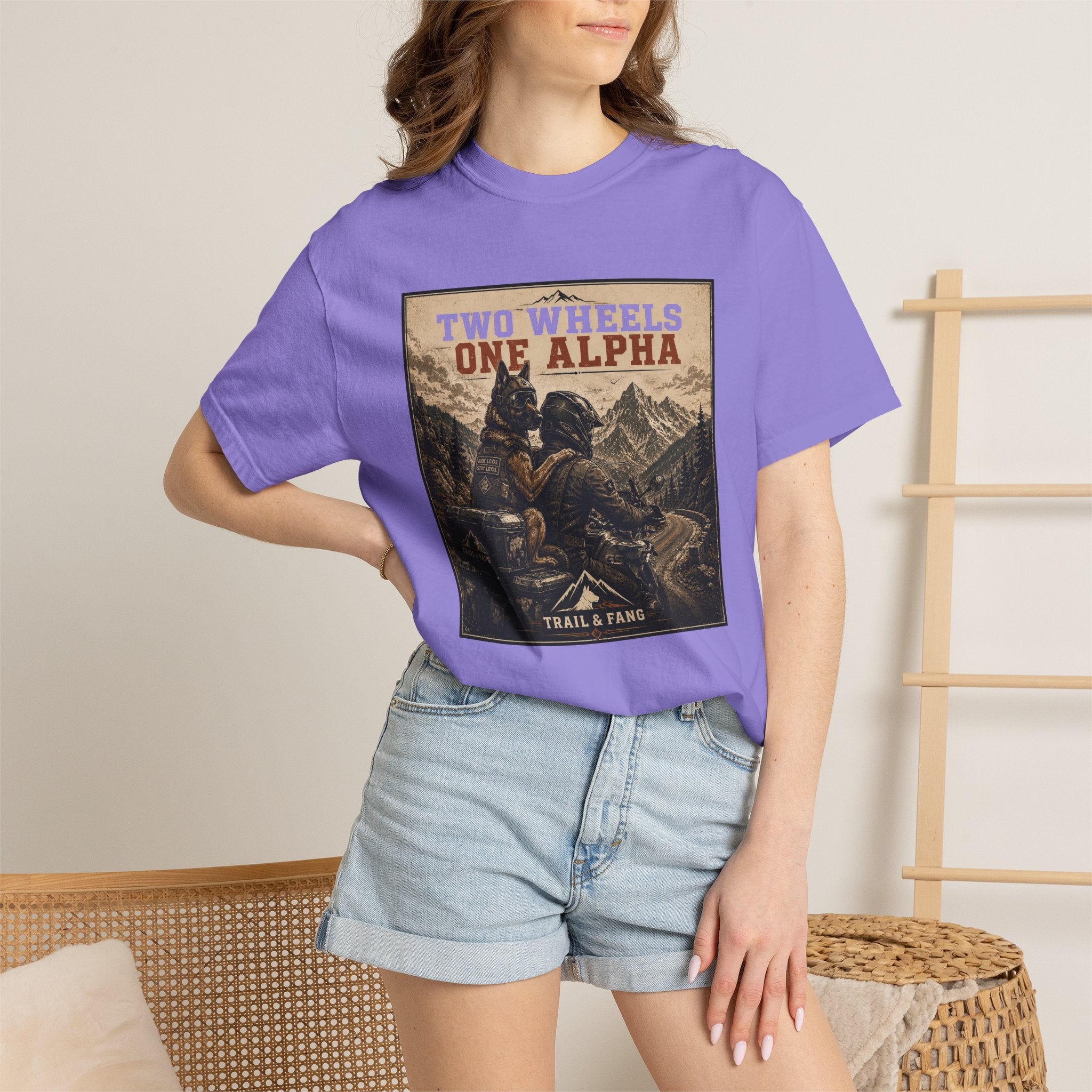 T-shirt Two Wheels One Alpha