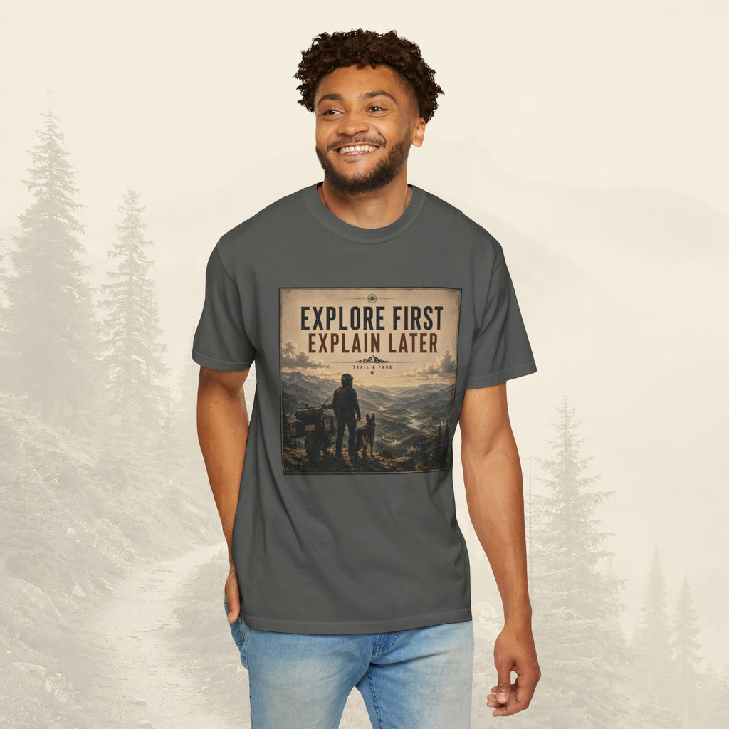 T-shirt « Explorez d'abord, expliquez ensuite »