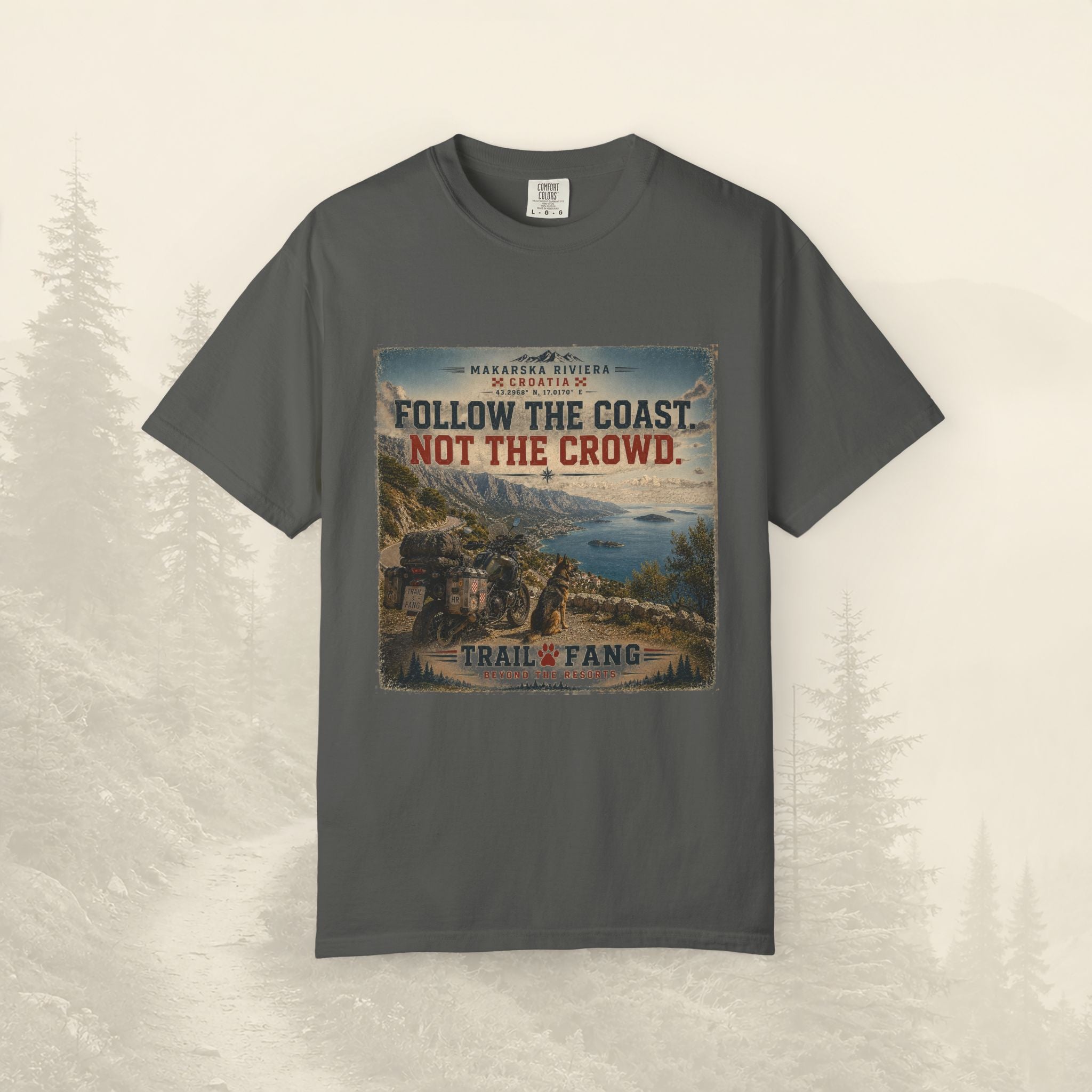 T-shirt "Suivez la côte, pas la foule"