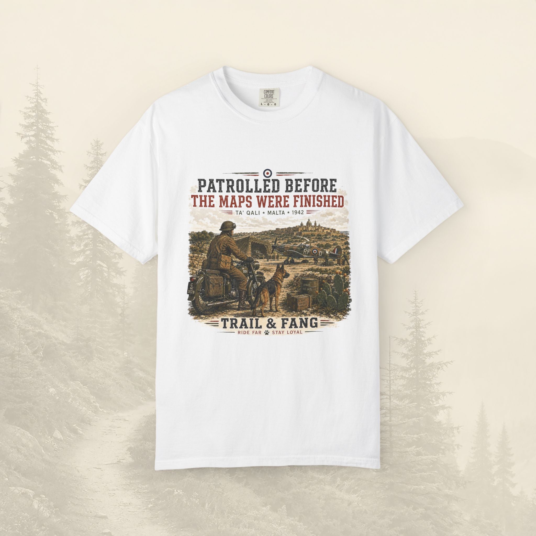 T-shirt "Patrouillé avant la fin des cartes"