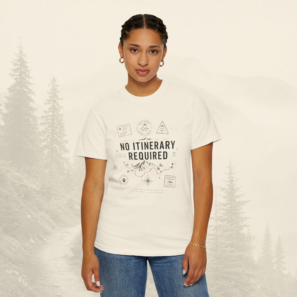 T-shirt « Pas d'itinéraire requis »