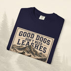 T-shirt "Les bons chiens n'ont pas besoin de laisse"