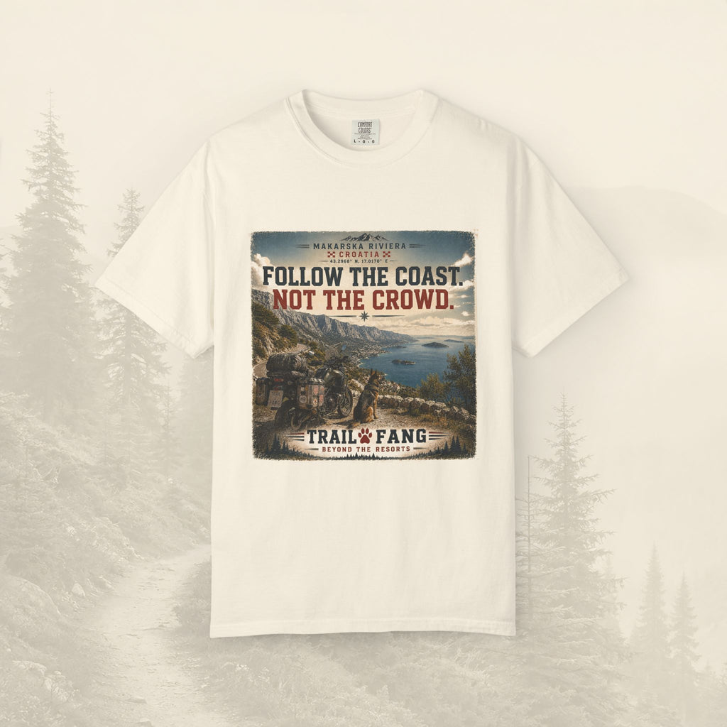 T-shirt "Suivez la côte, pas la foule"