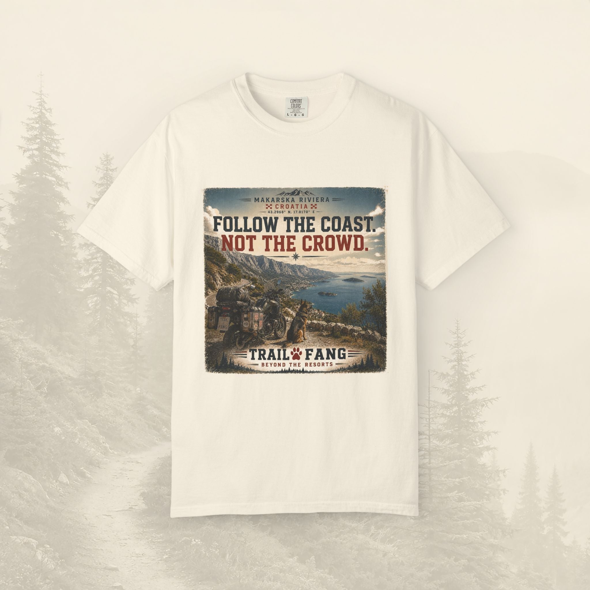 T-shirt "Suivez la côte, pas la foule"