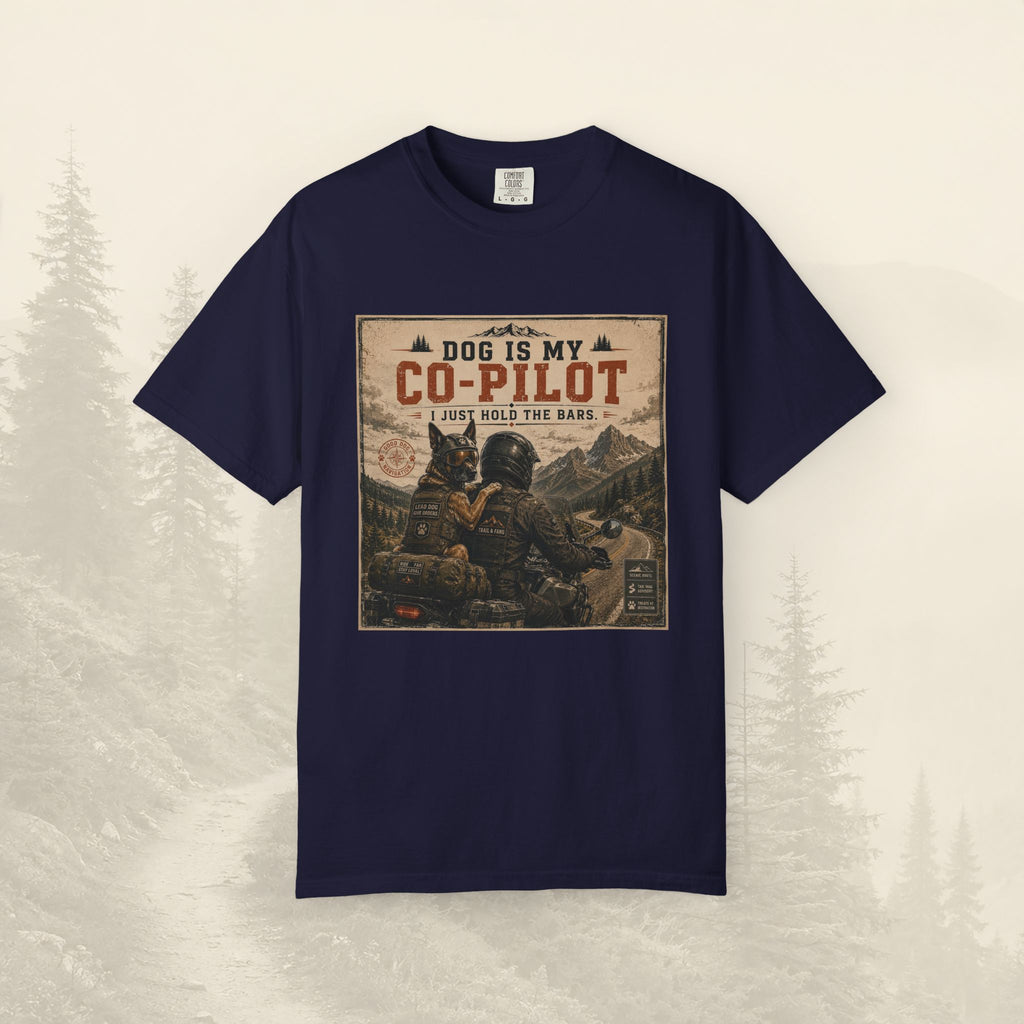 T-shirt « Mon chien est mon copilote »