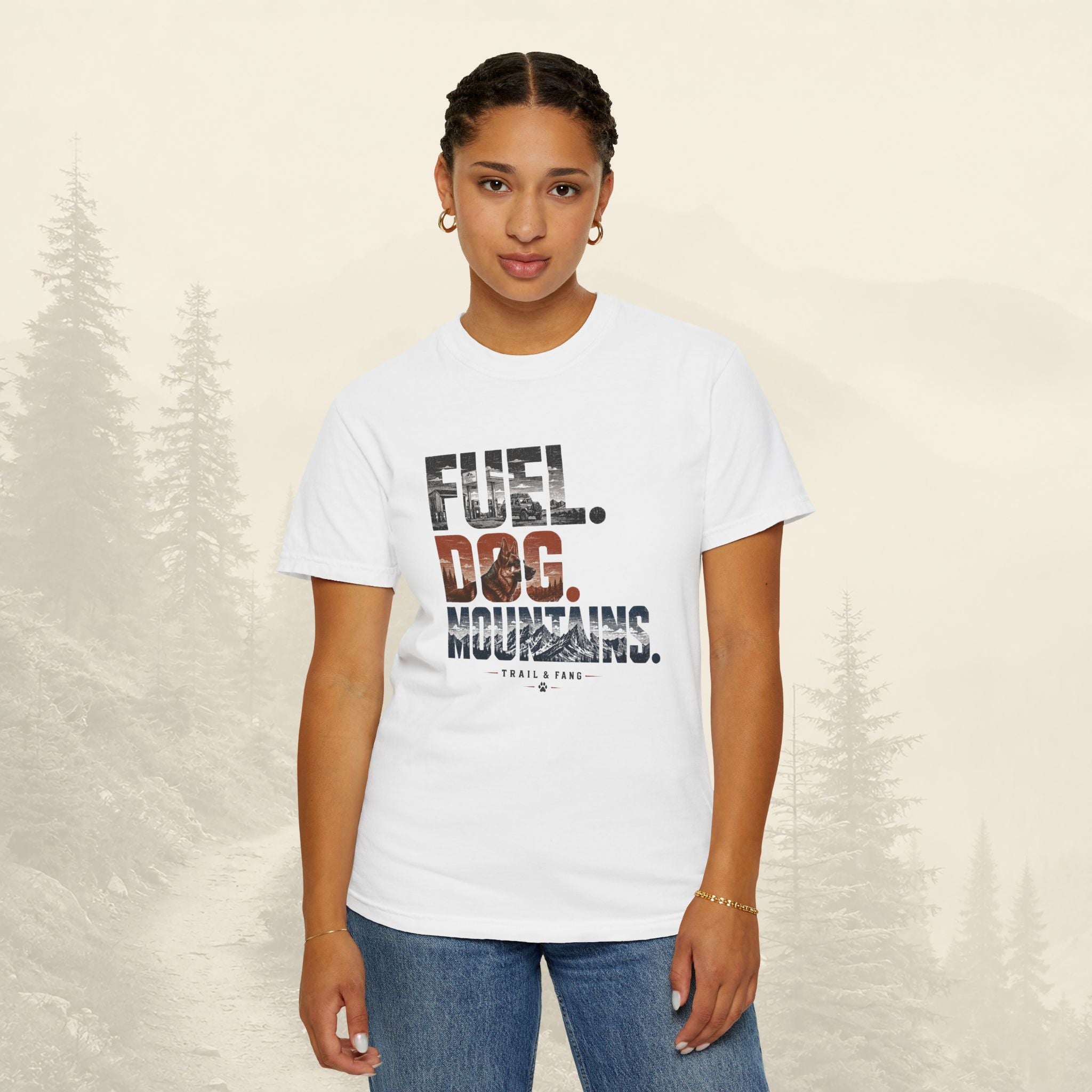T-shirt Fuel Dog Mountains
