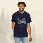 T-shirt moto d'aventure « Certains motards voyagent seuls »