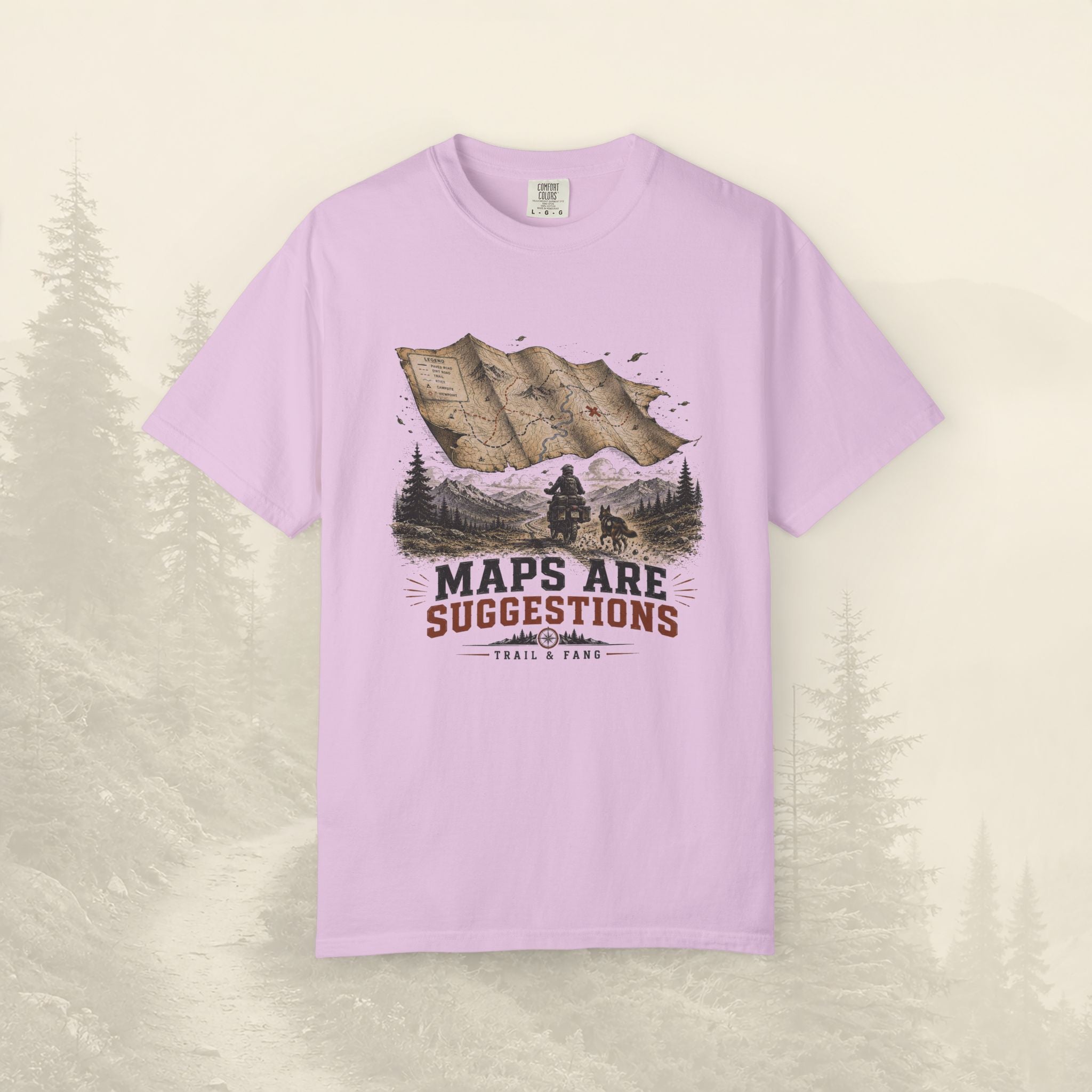 T-shirt « Les cartes sont des suggestions »
