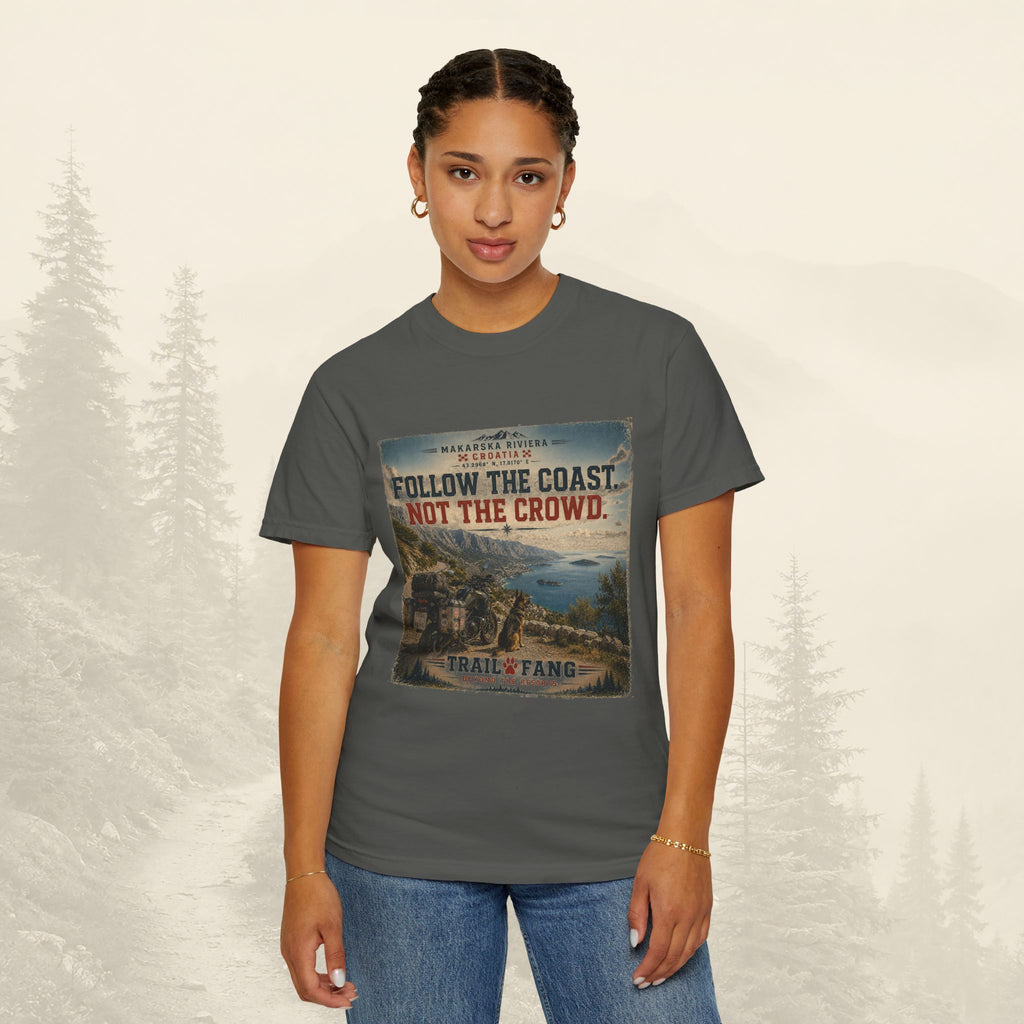 T-shirt "Suivez la côte, pas la foule"