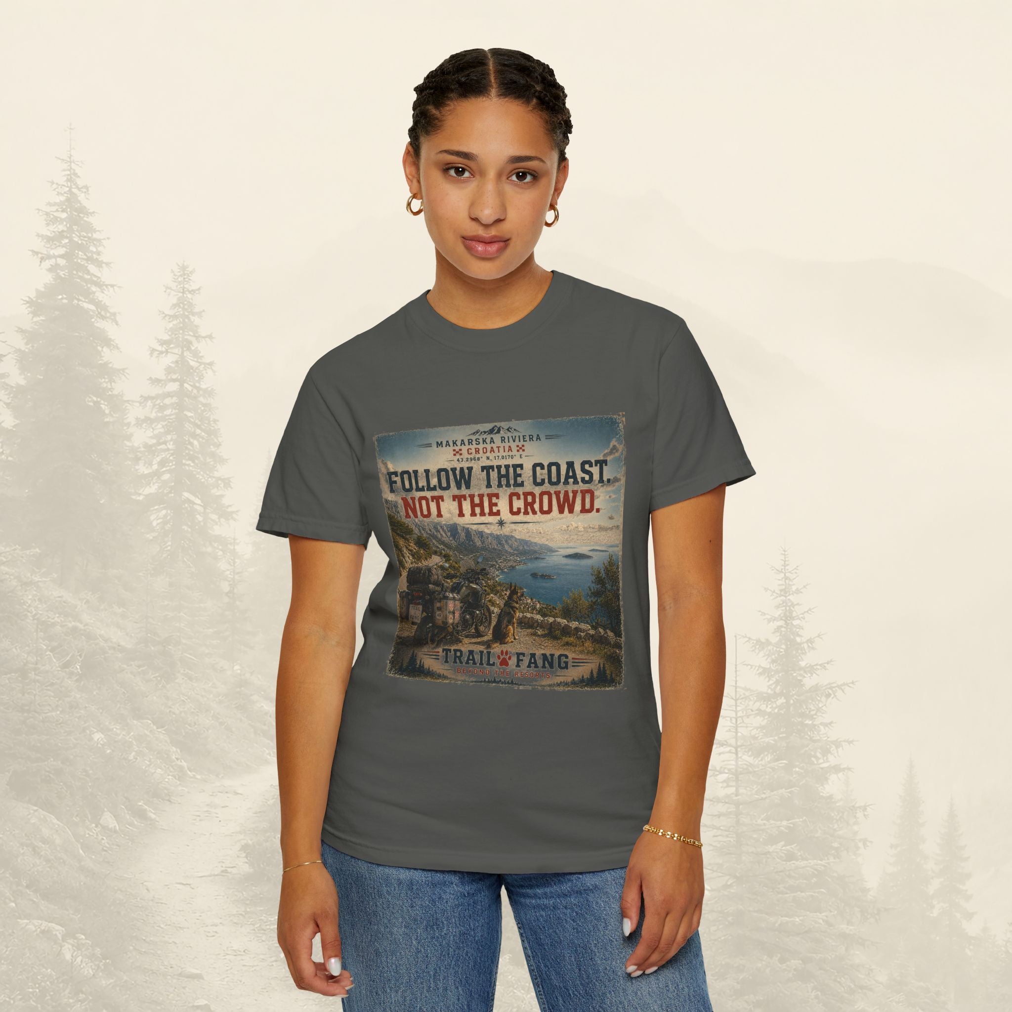 T-shirt "Suivez la côte, pas la foule"