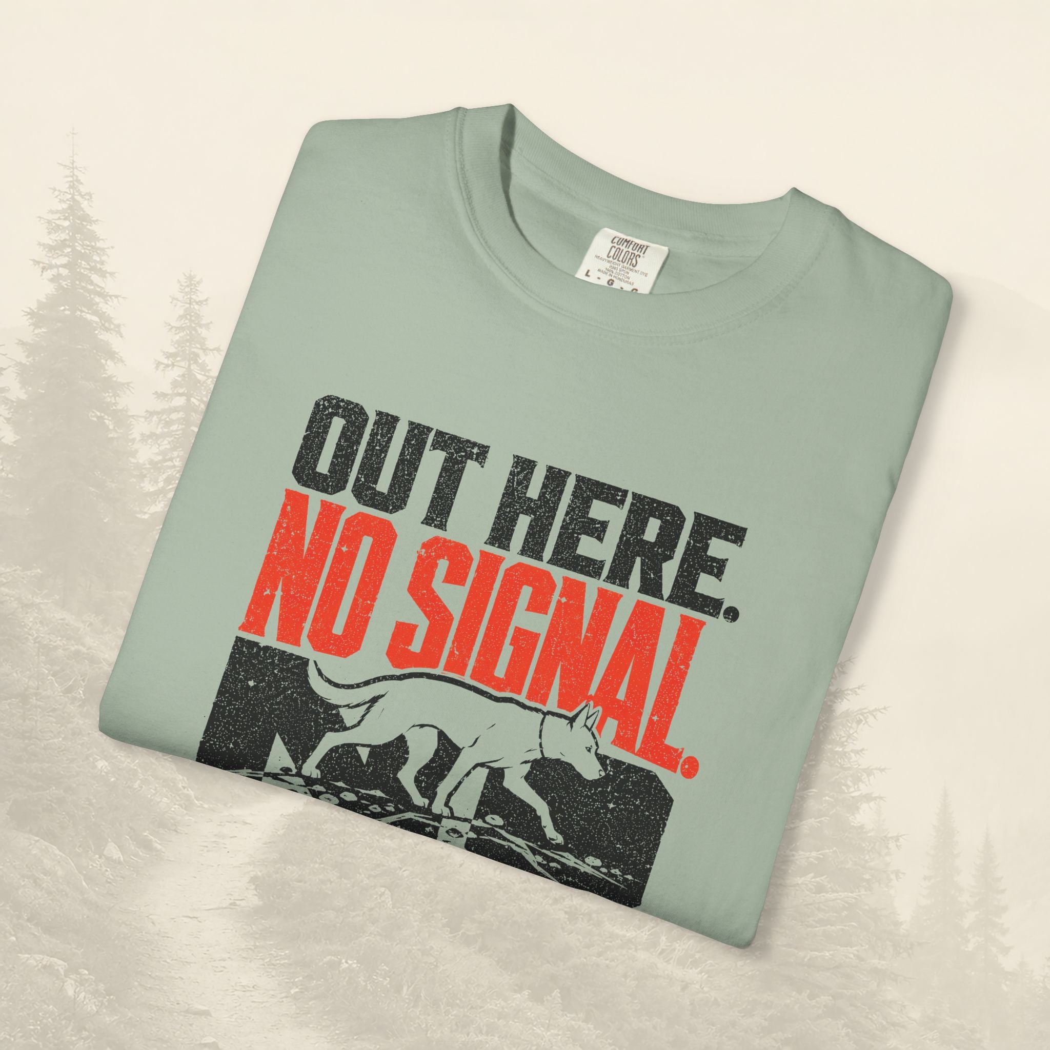 T-shirt Pas de signal ici