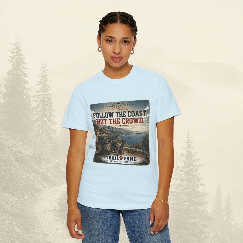 T-shirt "Suivez la côte, pas la foule"