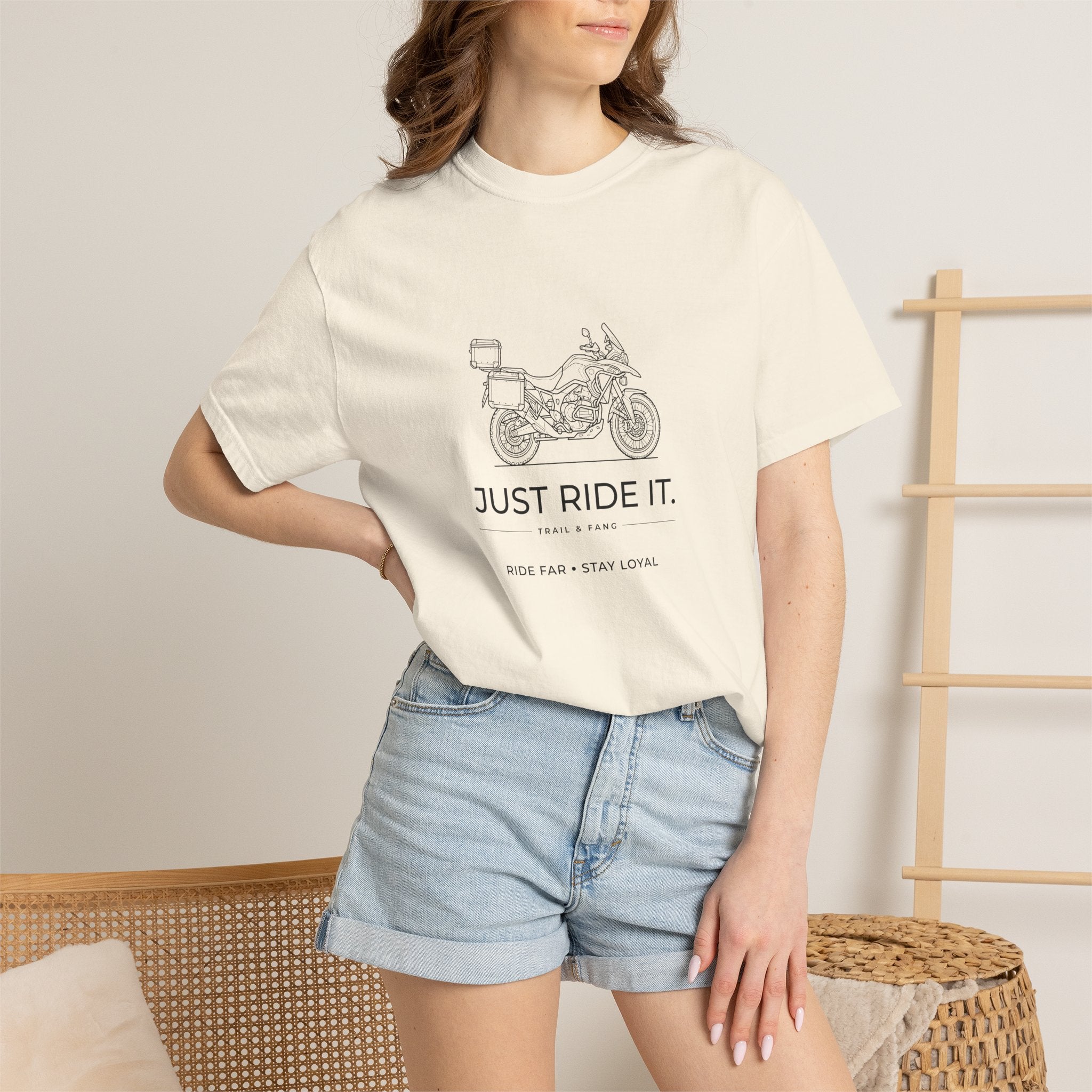 T-shirt moto d'aventure Just Ride It