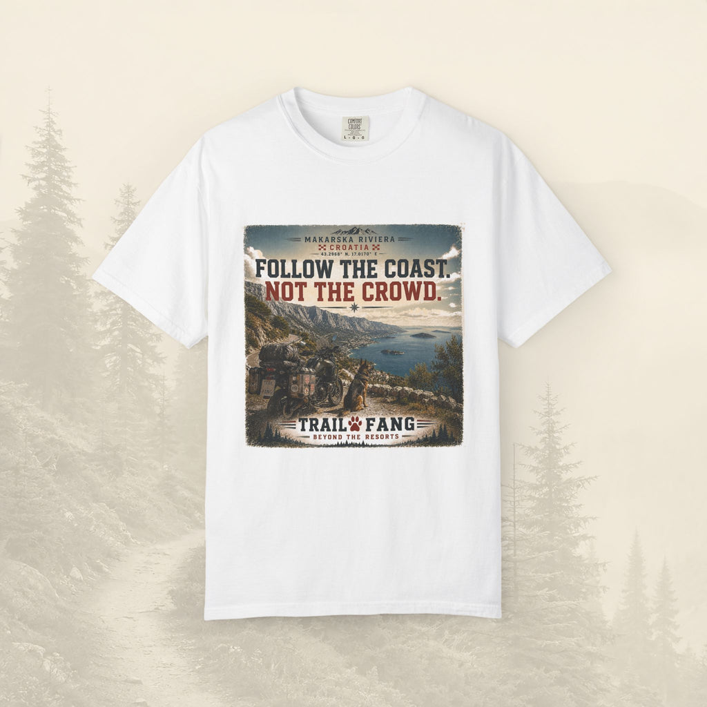T-shirt "Suivez la côte, pas la foule"