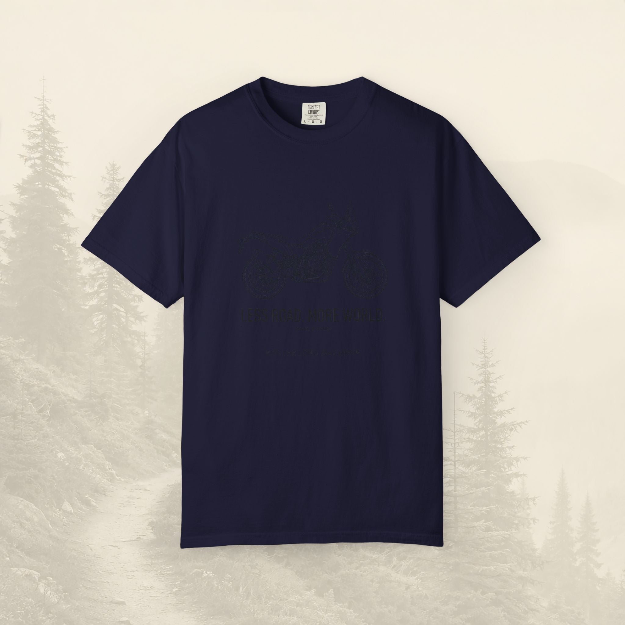 Moins de Route Plus de Monde Moto Aventure T-shirt
