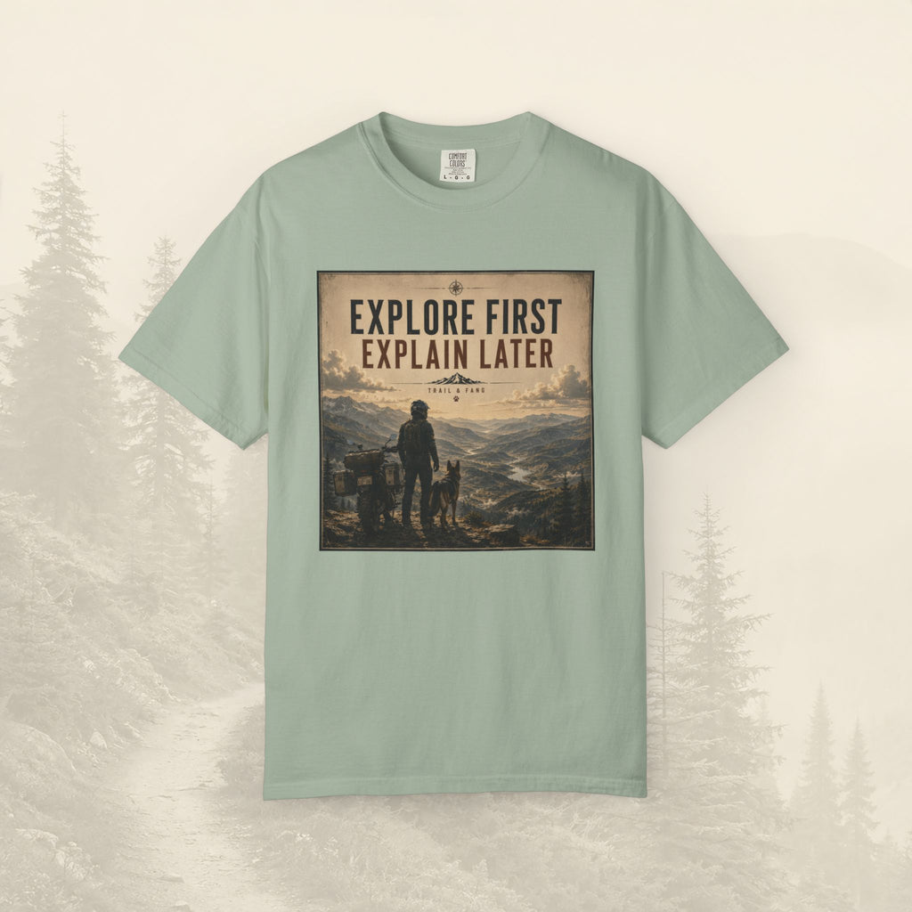 T-shirt « Explorez d'abord, expliquez ensuite »