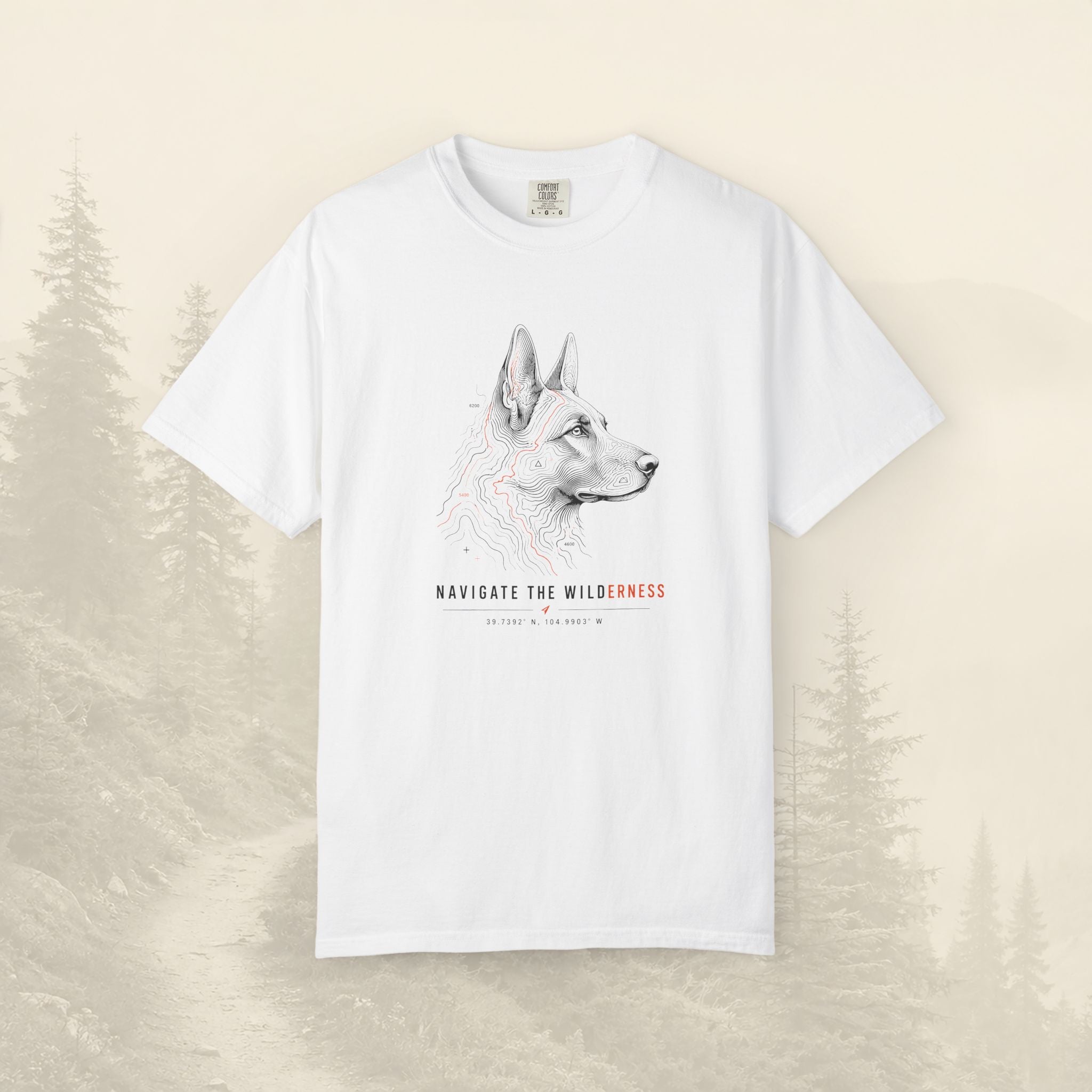 T-shirt « Chef de meute topographique »