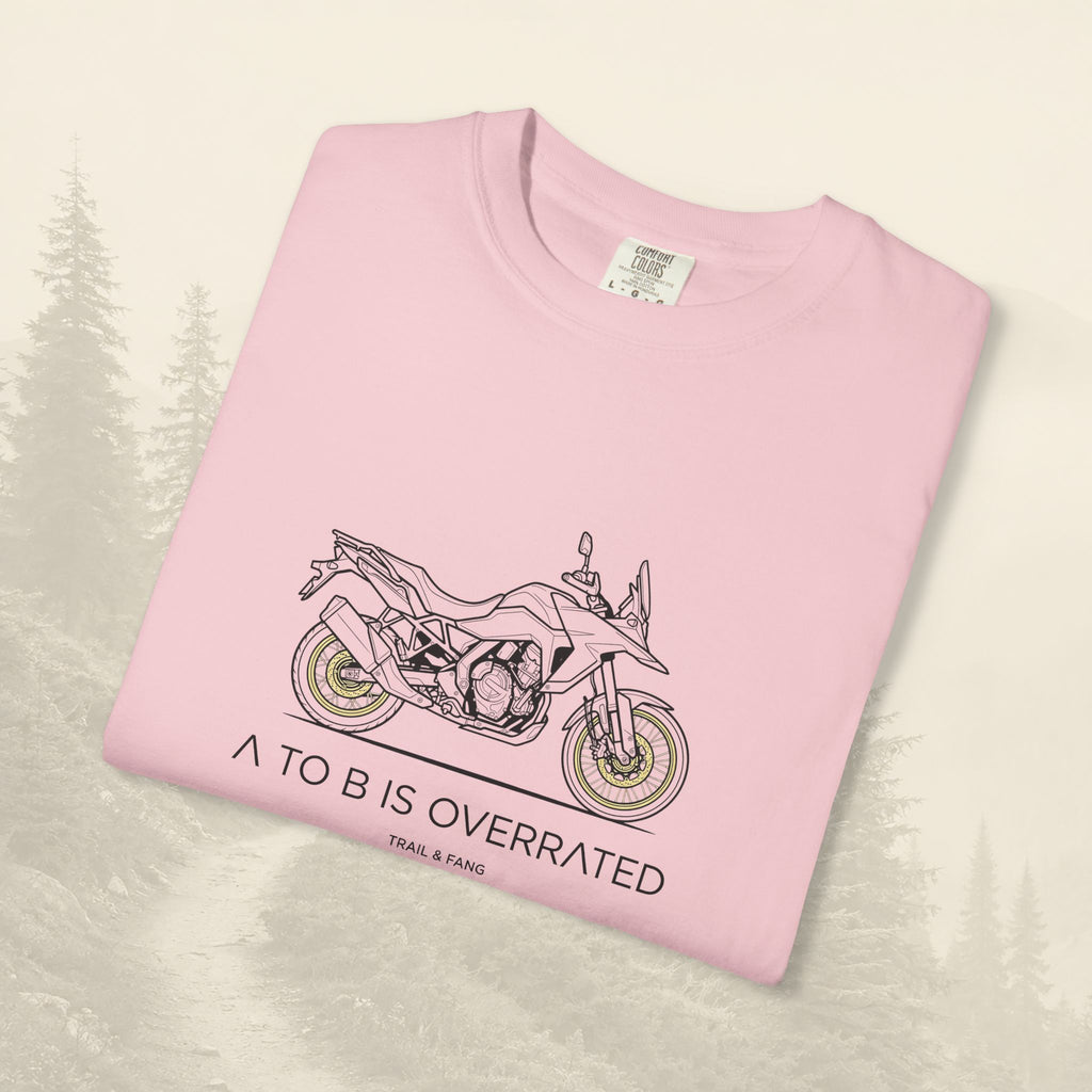 Le détour, c'est le but : T-shirt moto-aventure