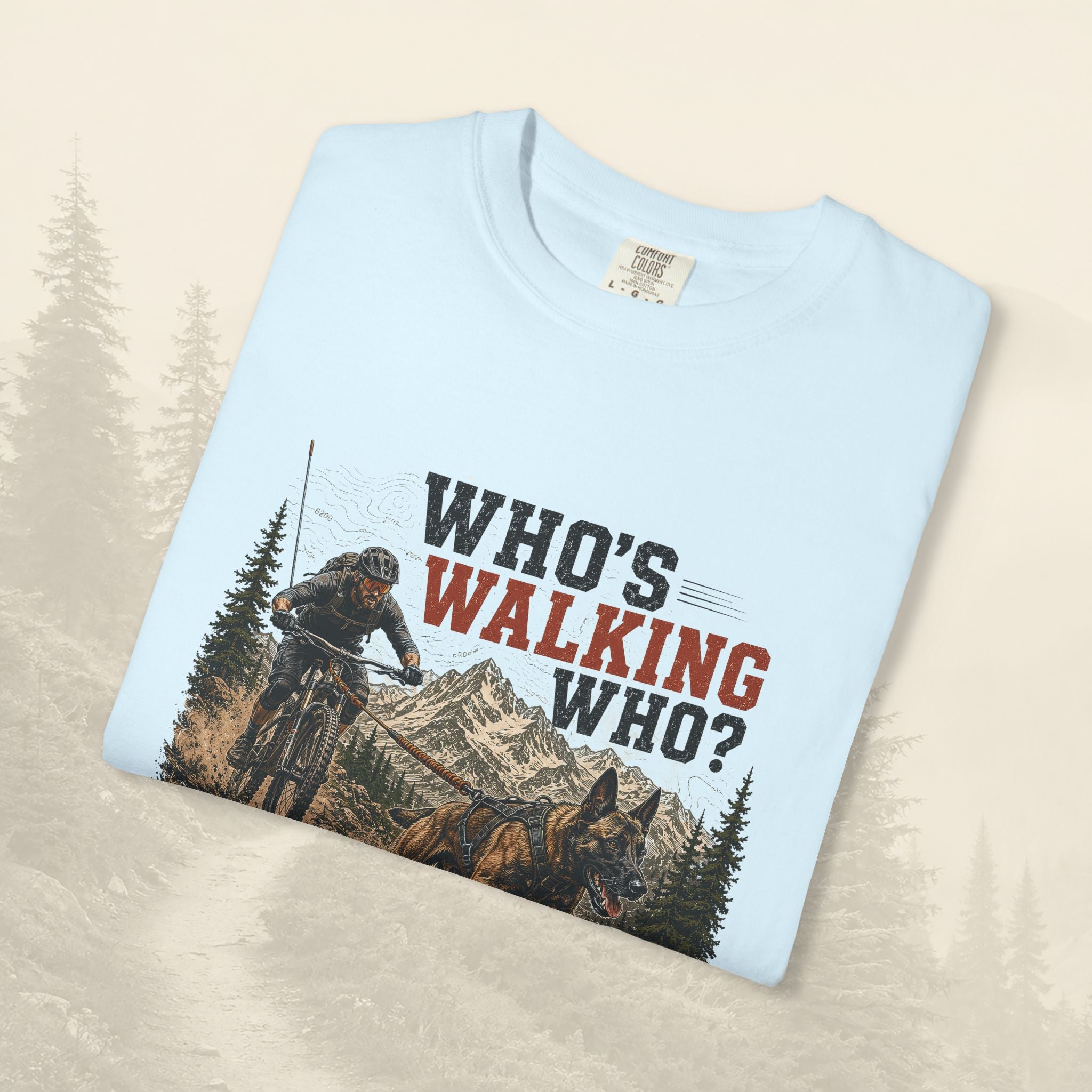 T-shirt Qui marche qui