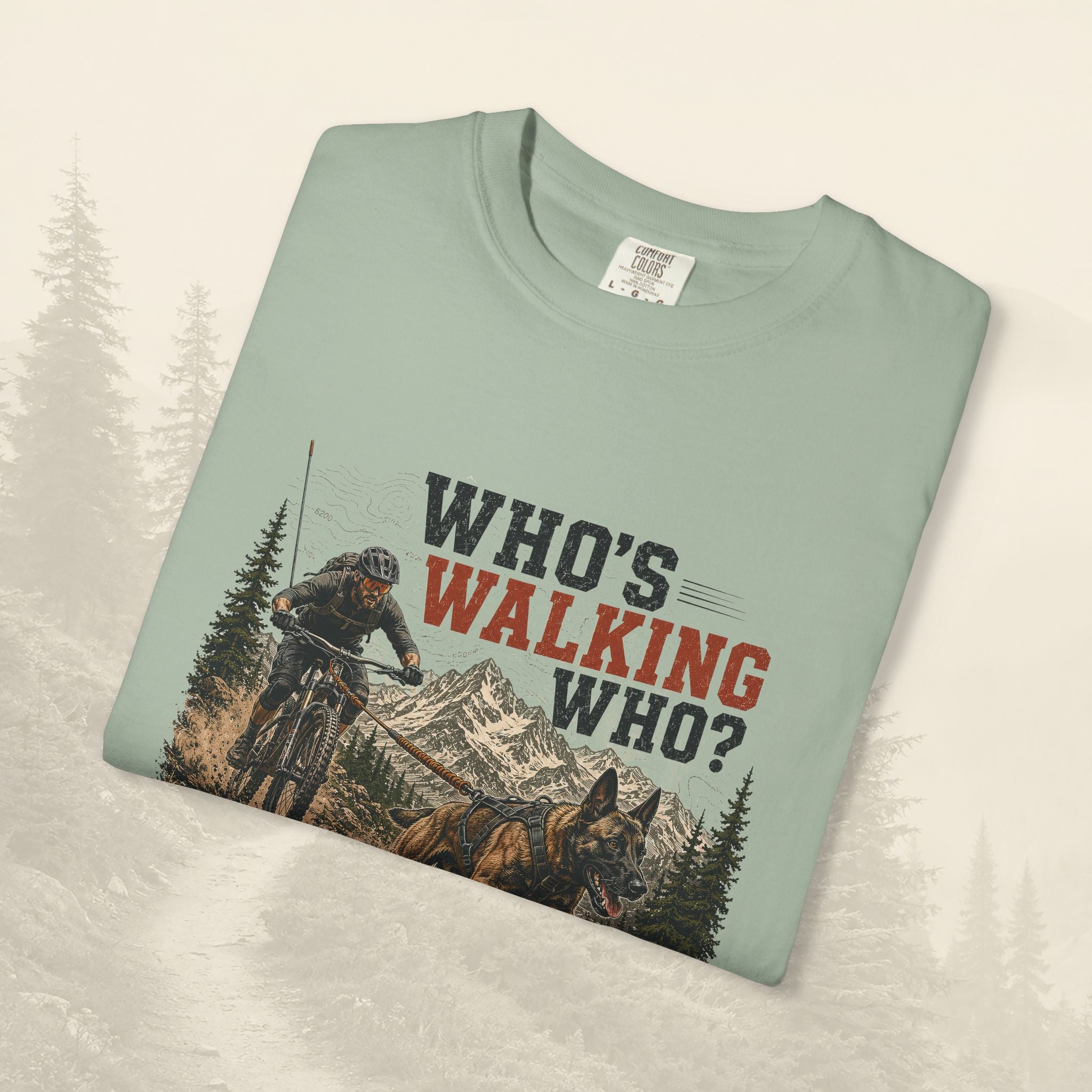T-shirt Qui marche qui