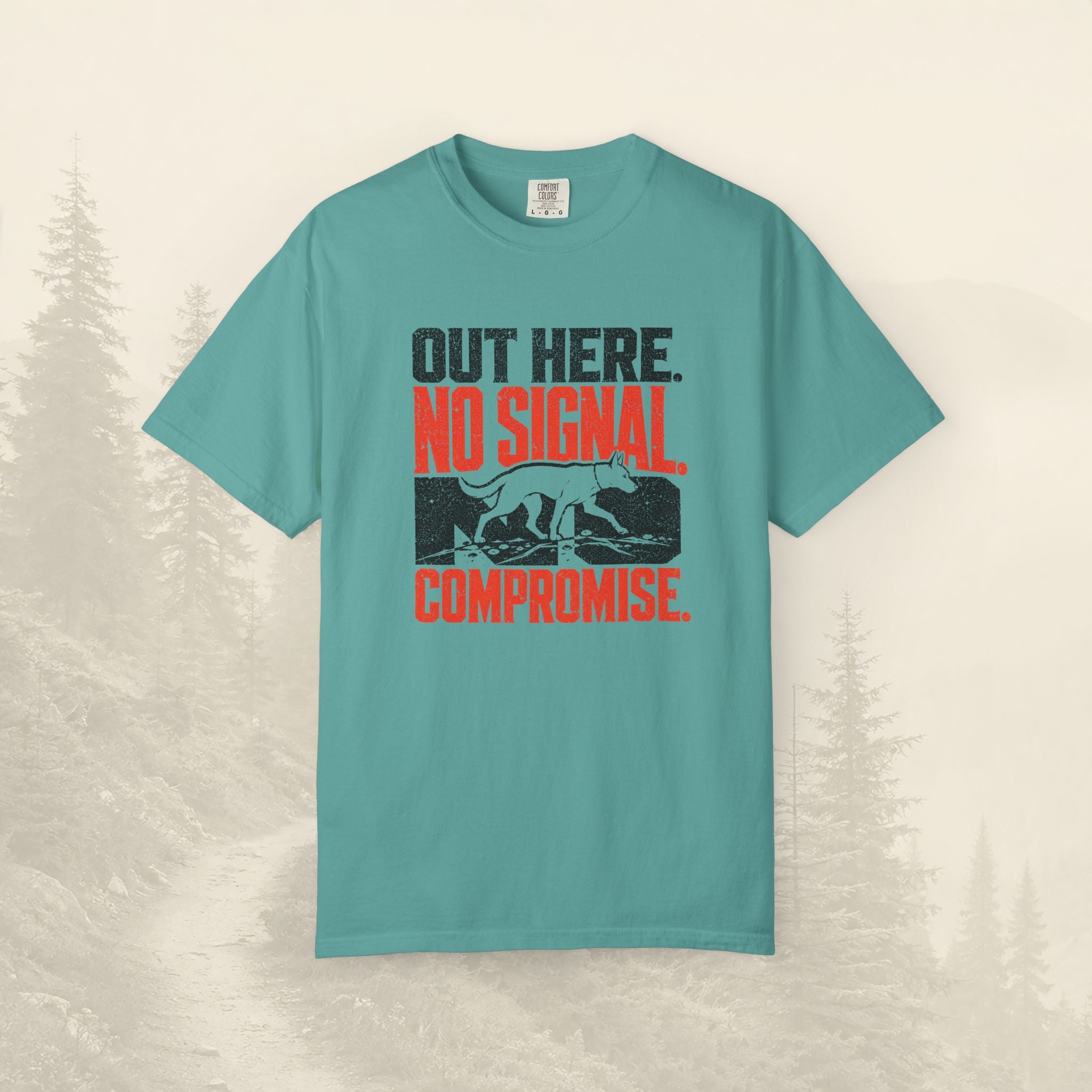 T-shirt Pas de signal ici