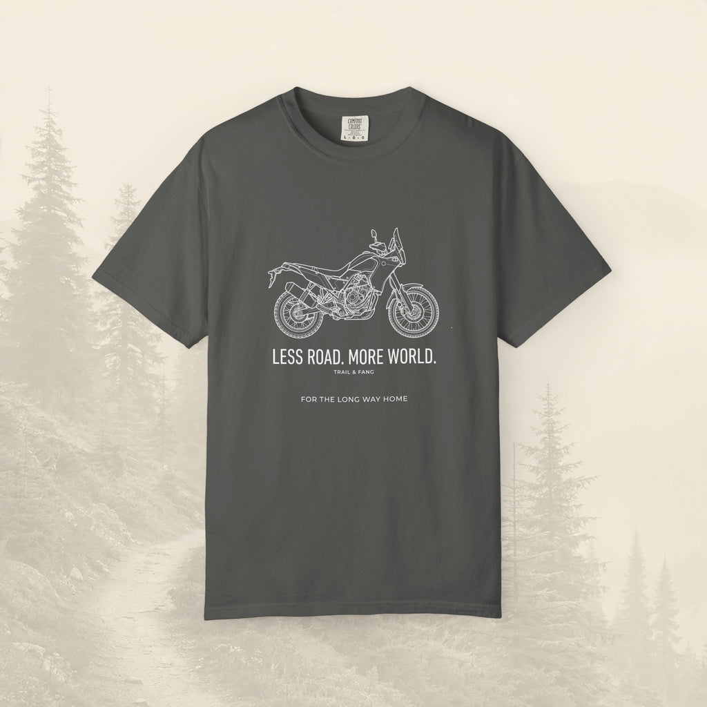 Moins de Route Plus de Monde Moto Aventure T-shirt