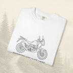 Les frontières ne sont que des lignes - T-shirt moto aventure