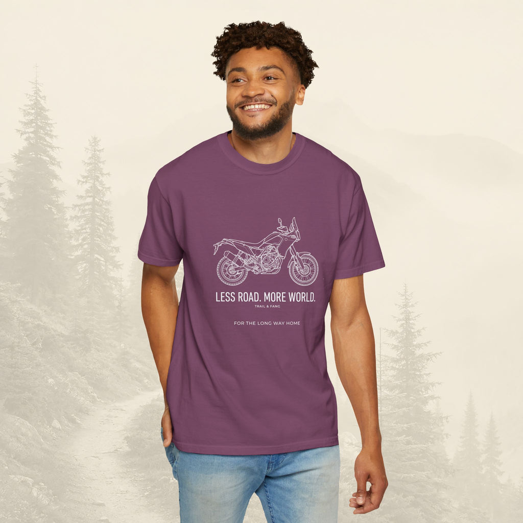 Moins de Route Plus de Monde Moto Aventure T-shirt