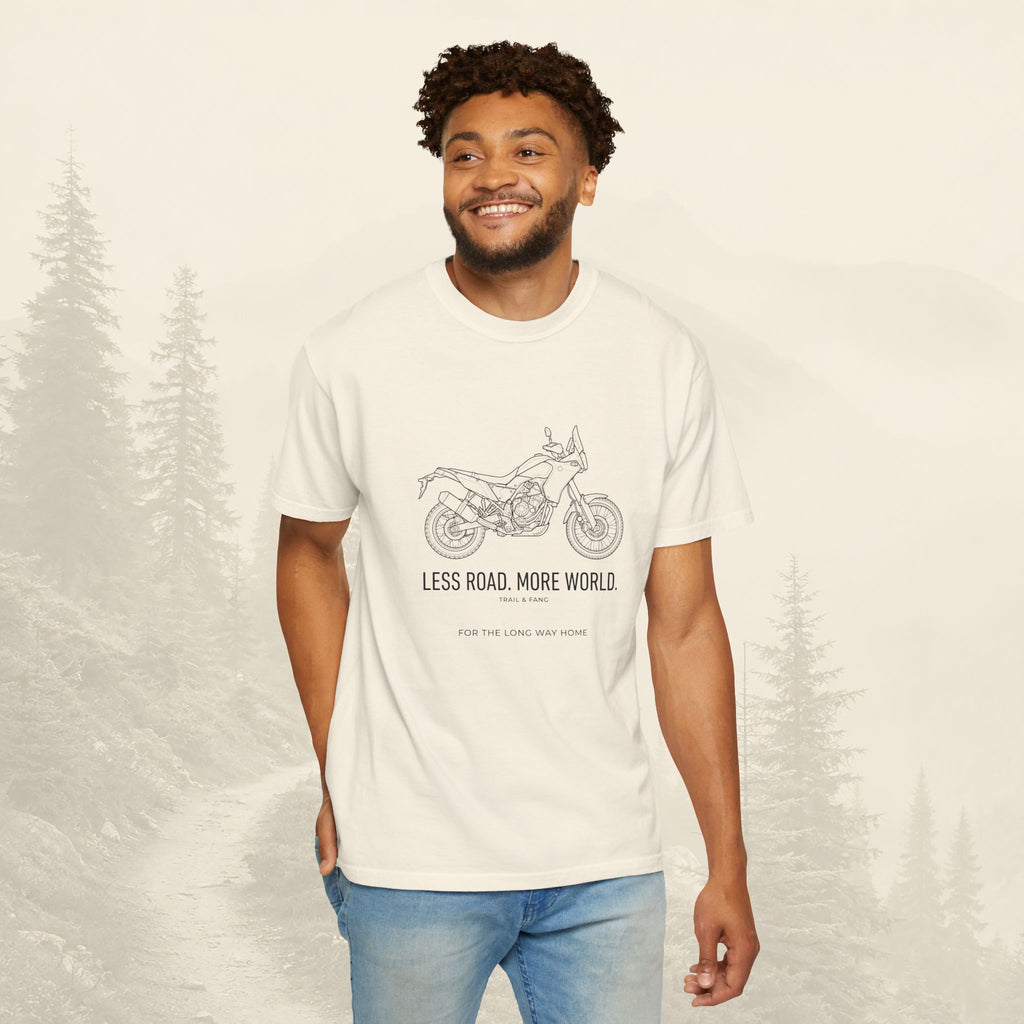 Moins de Route Plus de Monde Moto Aventure T-shirt