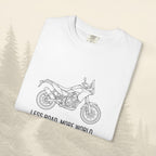 Moins de Route Plus de Monde Moto Aventure T-shirt