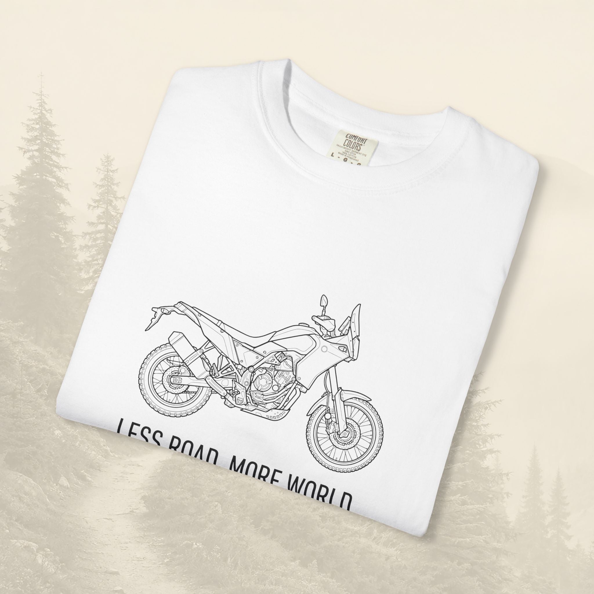 Moins de Route Plus de Monde Moto Aventure T-shirt