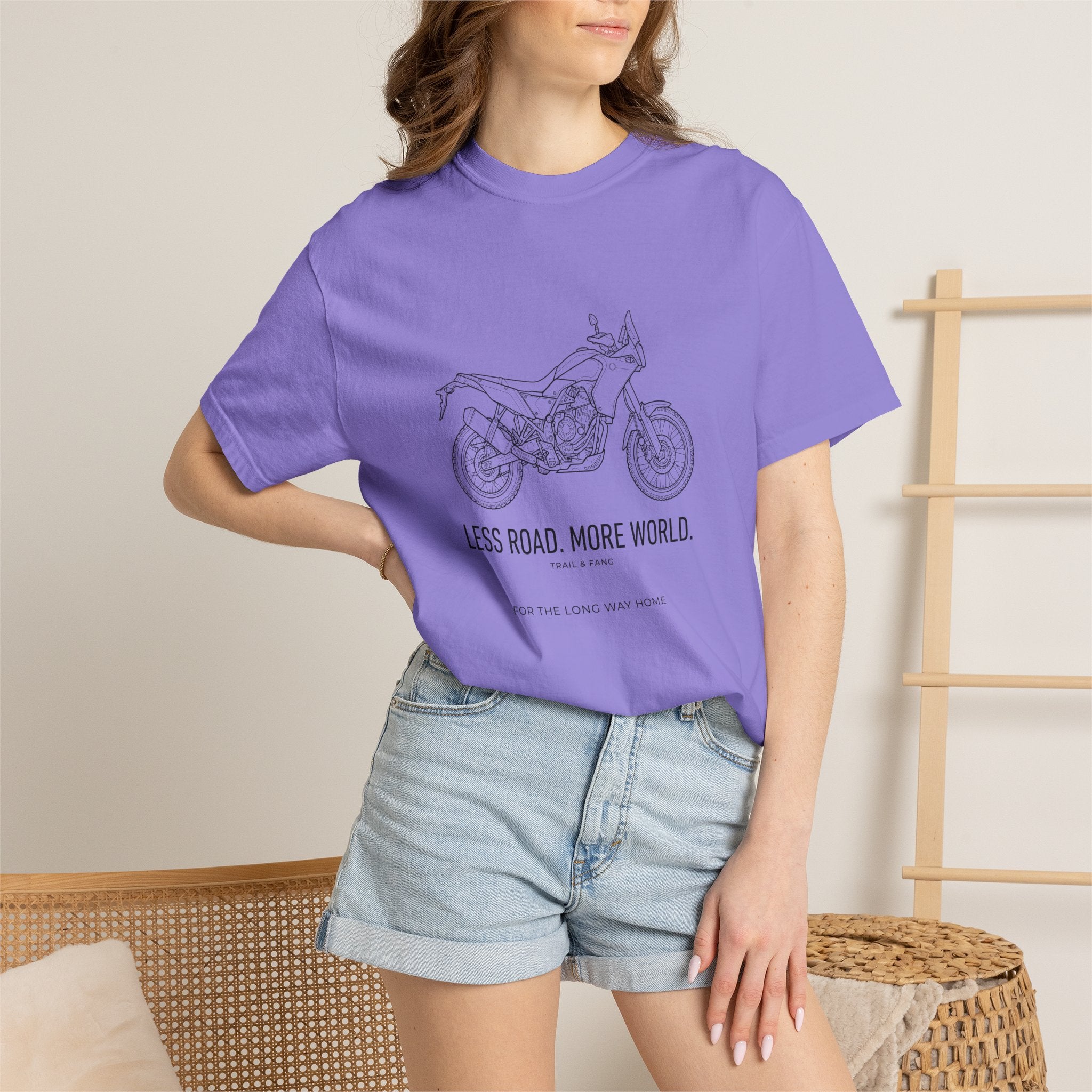 Moins de Route Plus de Monde Moto Aventure T-shirt
