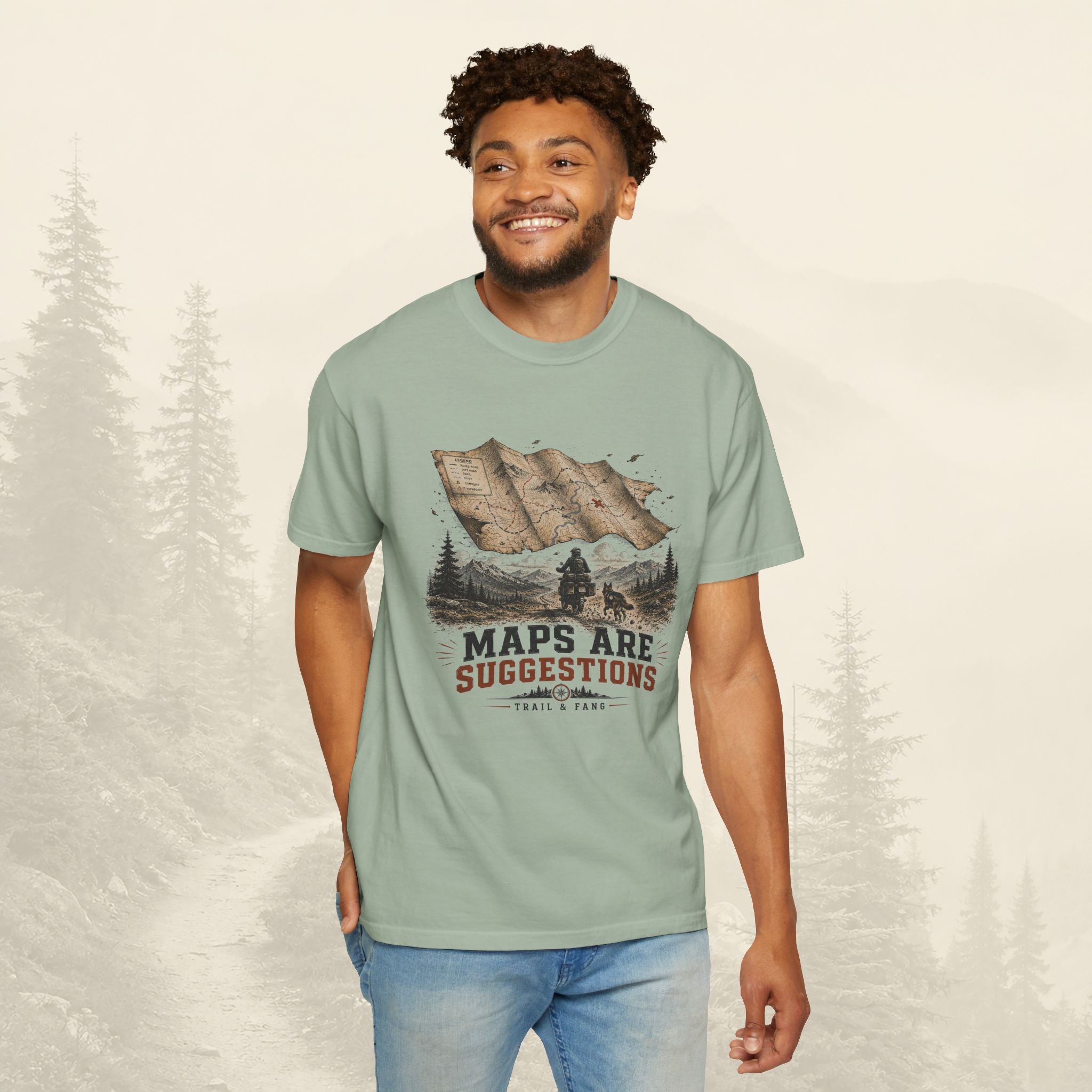 T-shirt « Les cartes sont des suggestions »