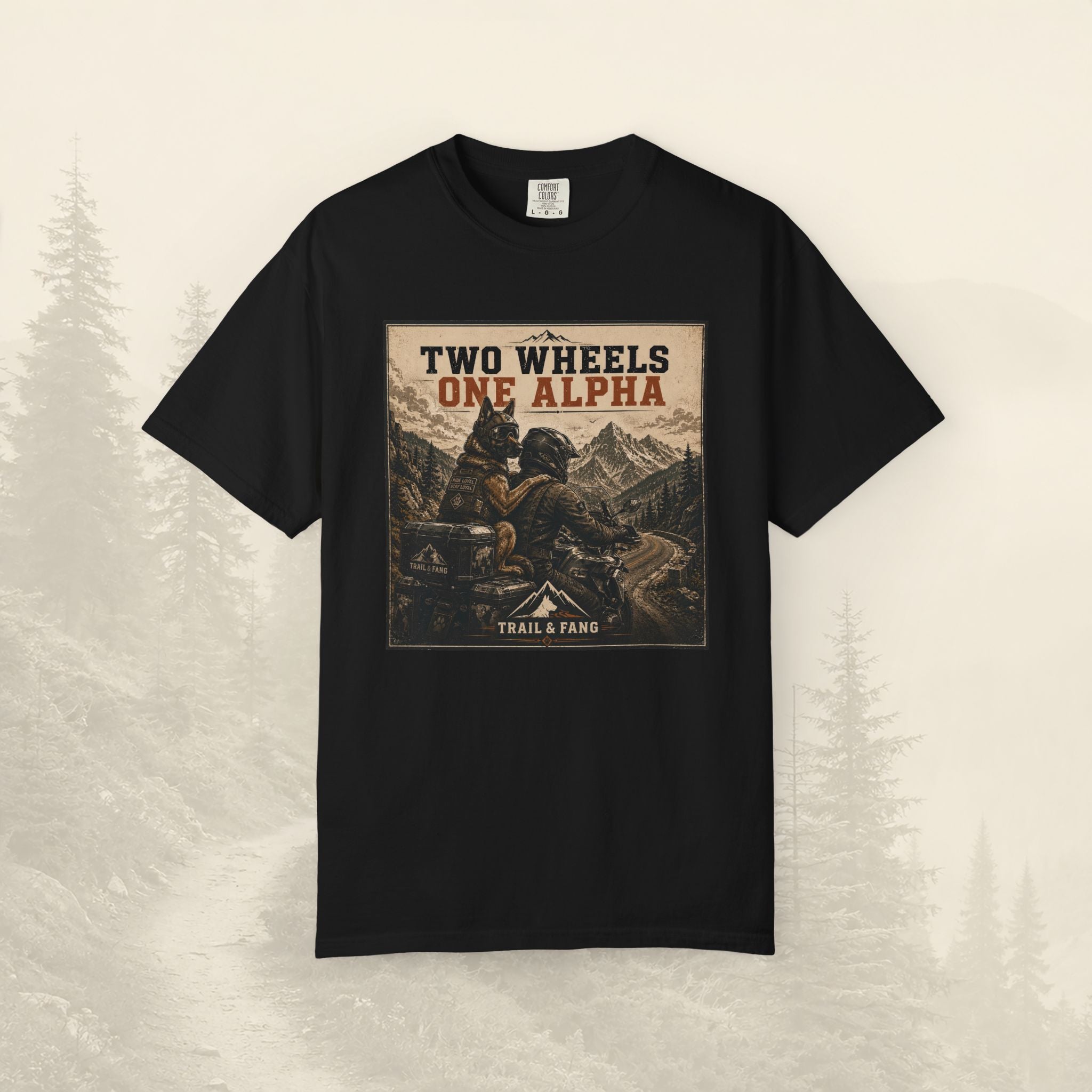 T-shirt Two Wheels One Alpha